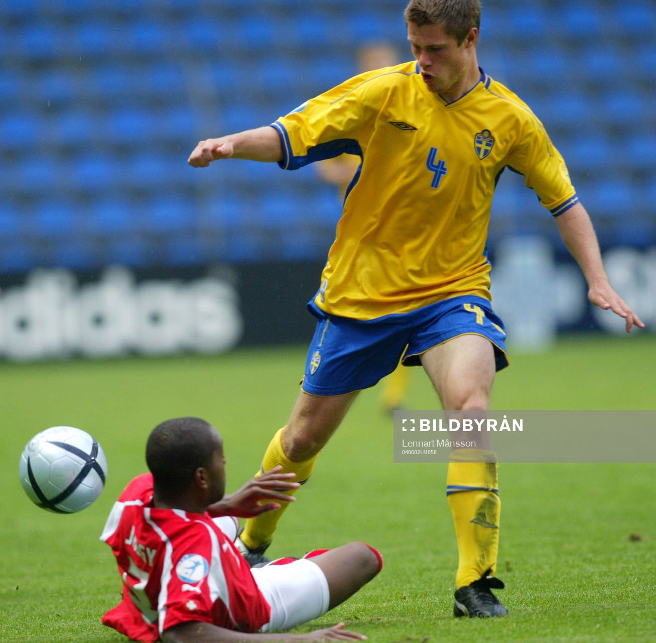 Dennis Melander, Sverige och Kim Jaggy, Schweiz