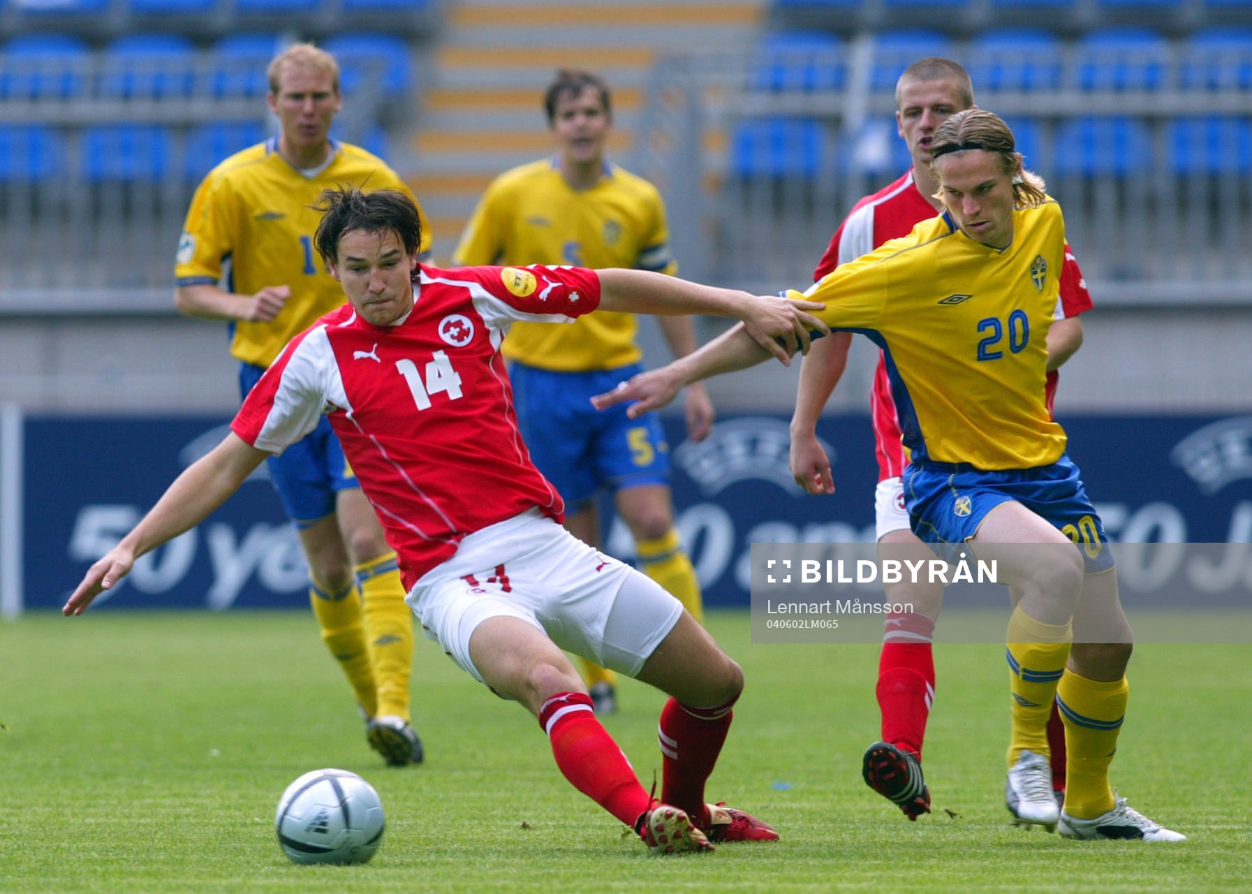 Markus Rosenberg, Sverige och Alain Nef, Schweiz