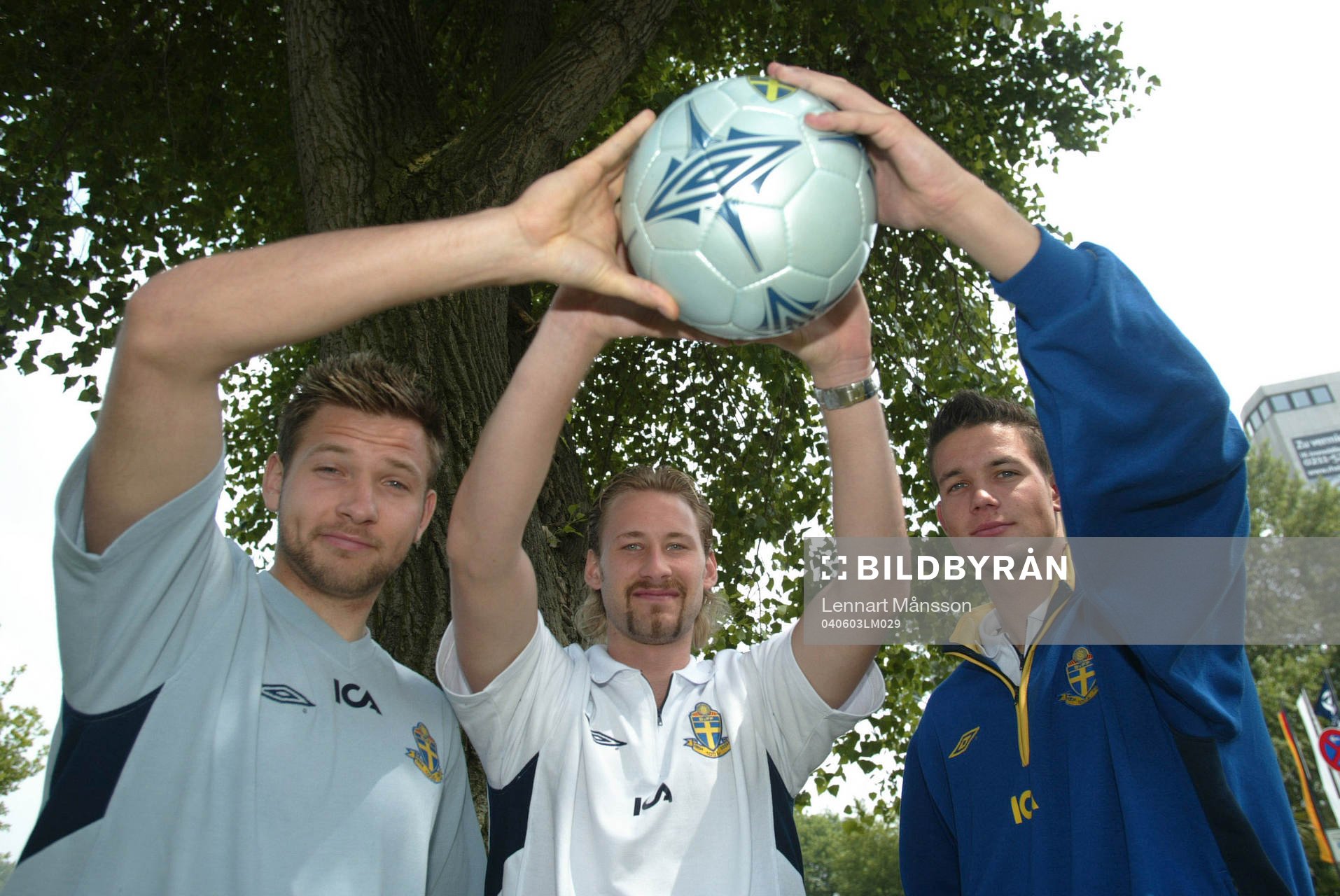 John Alvbåge, Johan Wiland och Jonas Sandqvist (Målvakt)