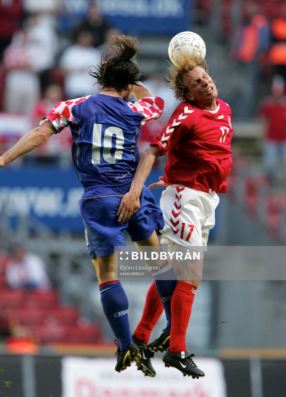 Niko Kovac, Kroatien och Christian Poulsen, Danmark