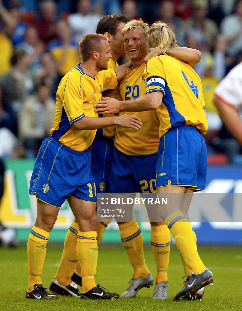 Marcus Allbäck, Sverige (Jubel)