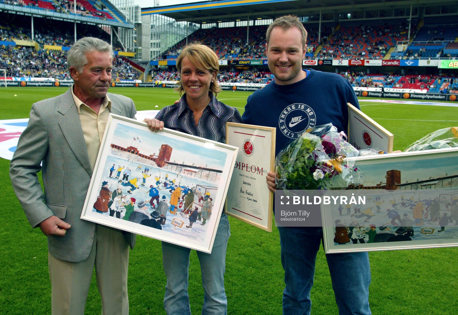 Årets bandyspelare Åsa Fredin och Magnus Muhren (Bandy)