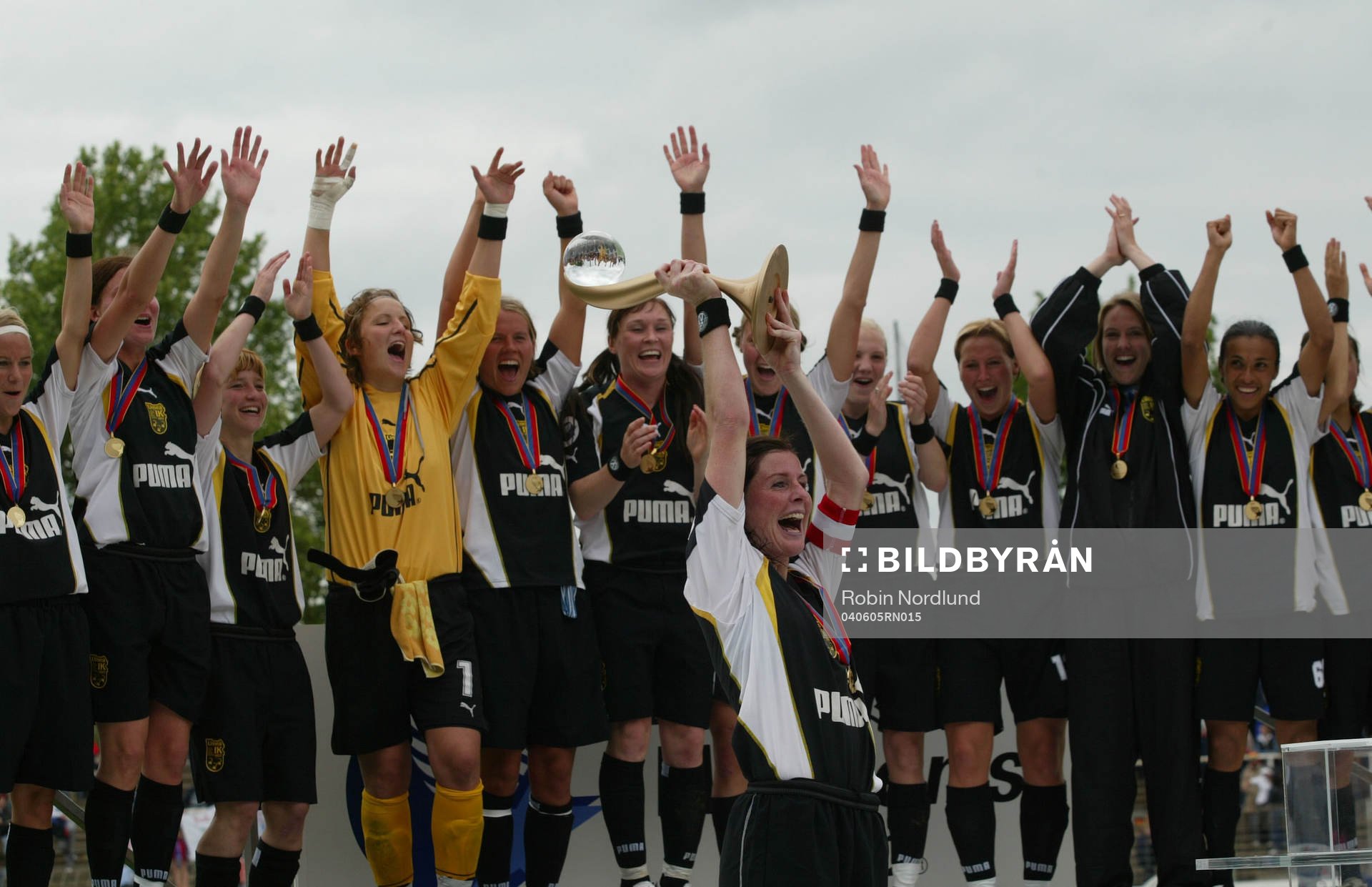  Malin Moström, Umeå (Pokal, Jubel)