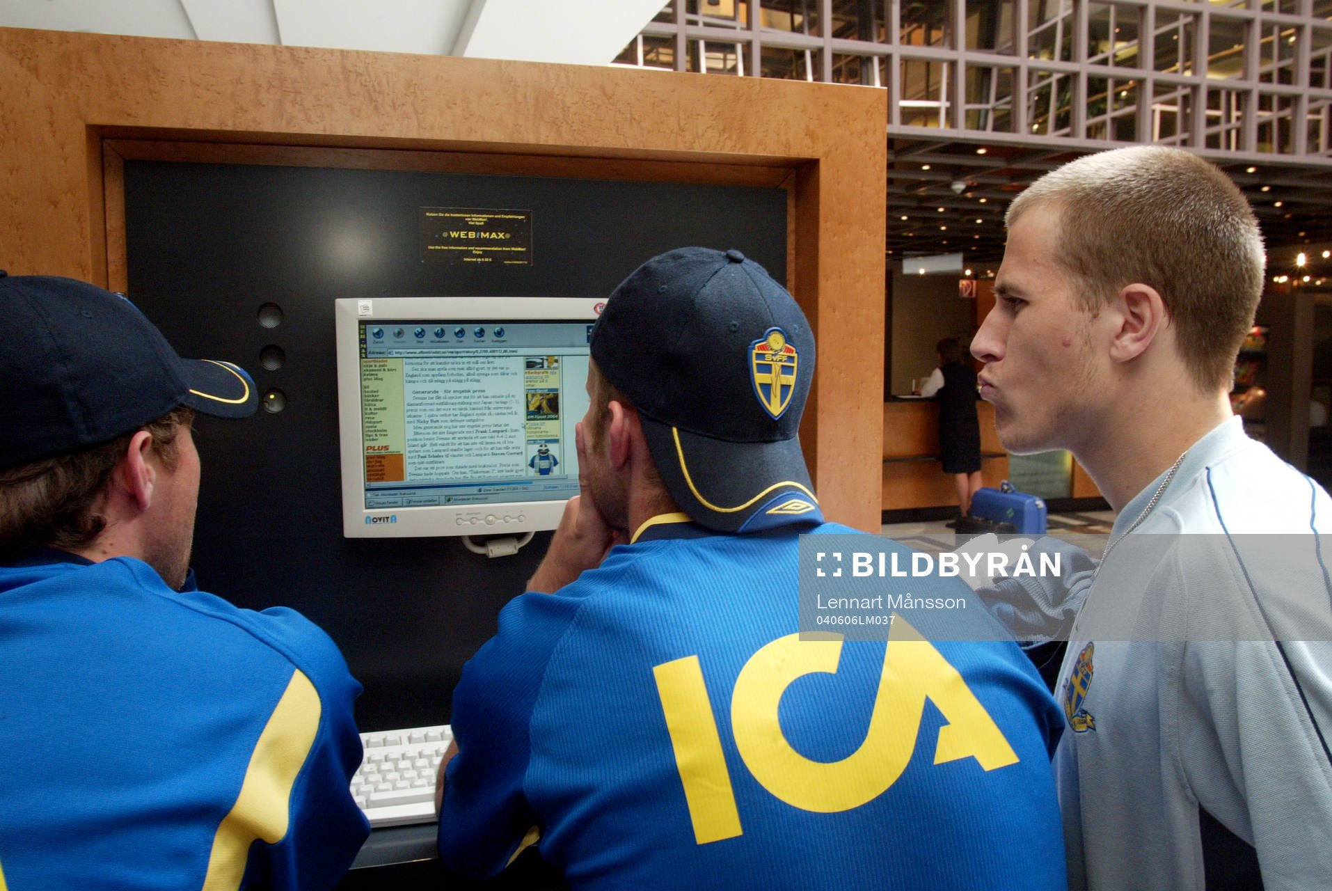 Johan Elmander, Mikael Antonsson och Tobias Hysén