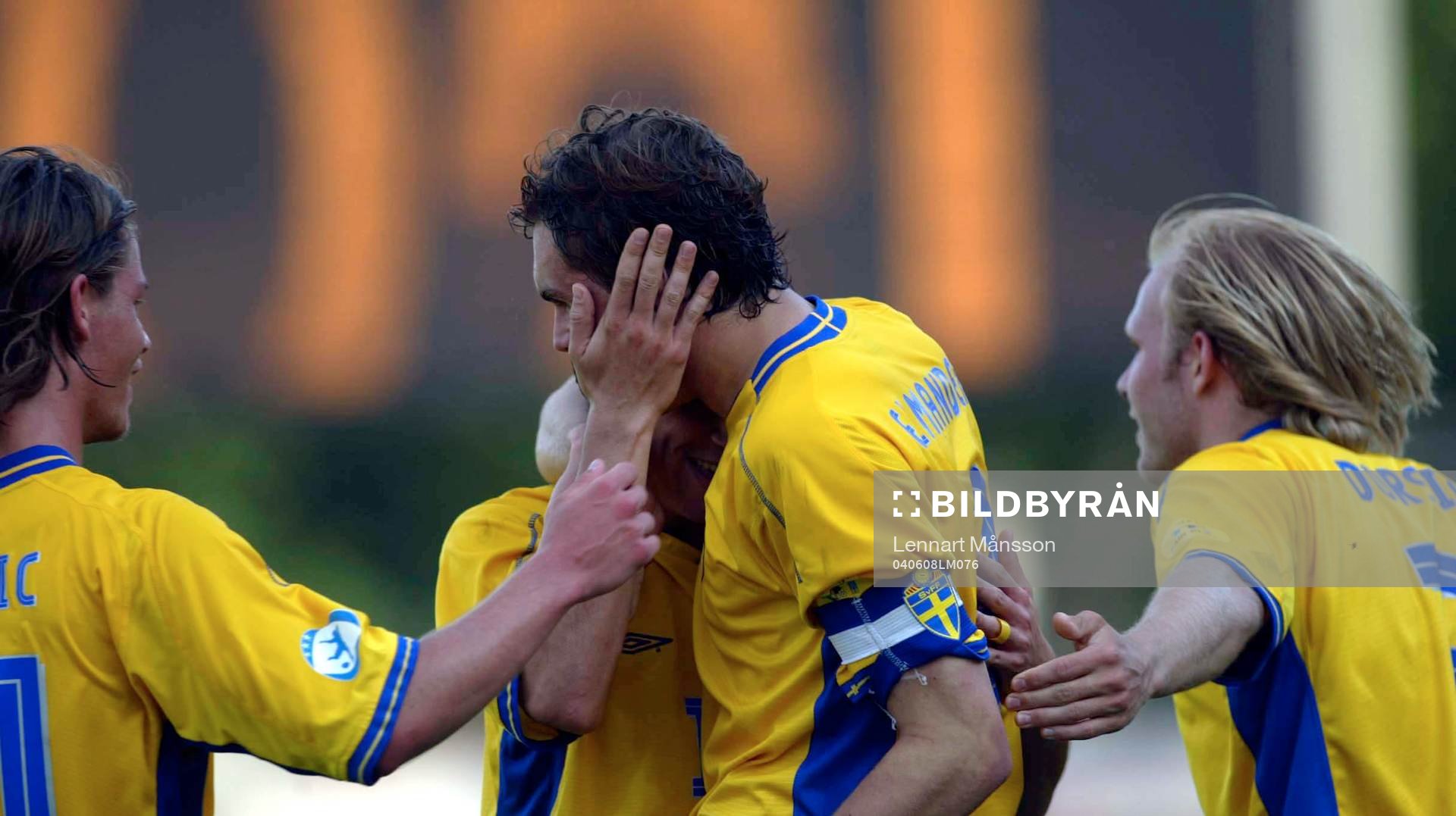 Dusan Djuric, Babis Stefanidis, Johan Elmander och Mikael