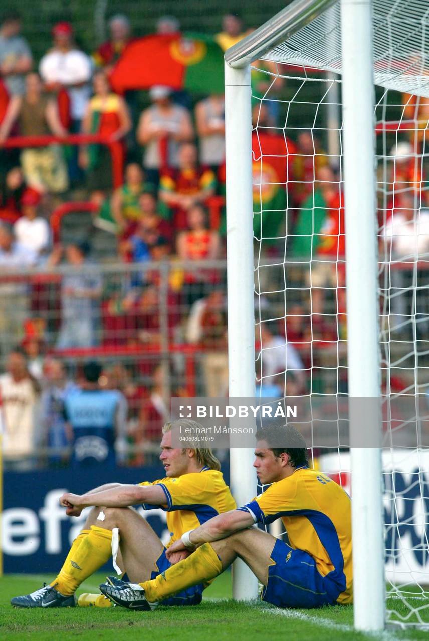 Mikael Dorsin och Johan Elmander, Sverige deppar och i
