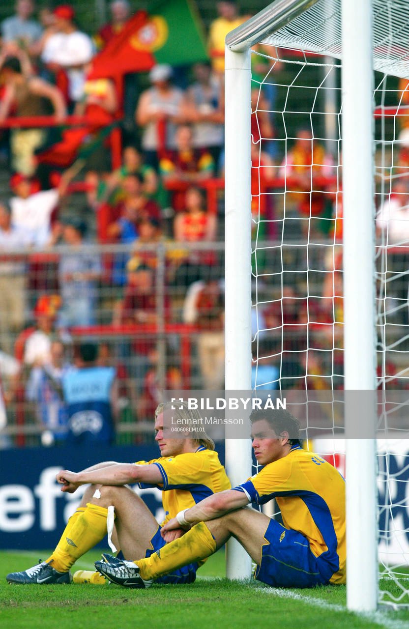 Mikael Dorsin och Johan Elmander, Sverige deppar