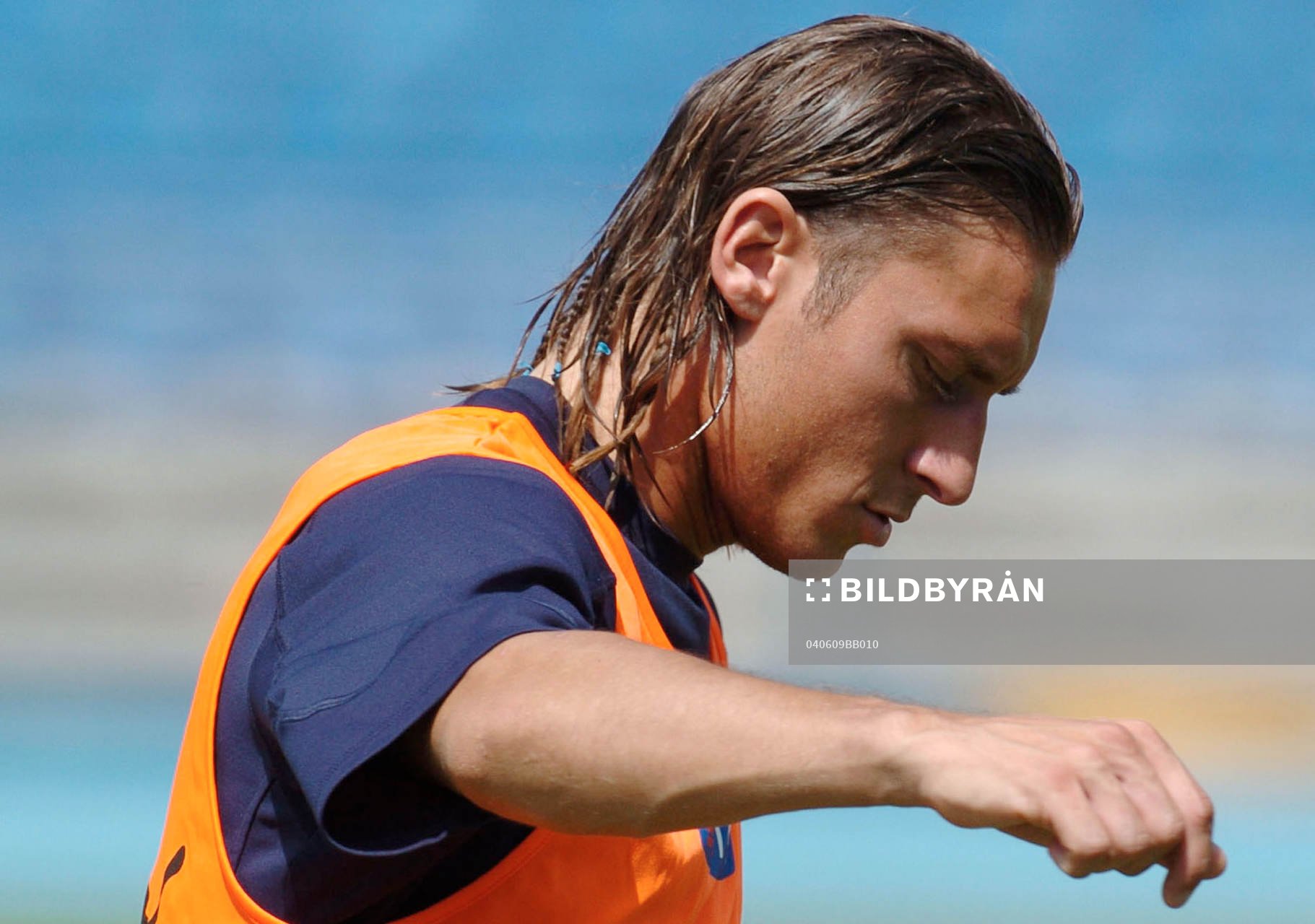 Totti, Italien, på träning
