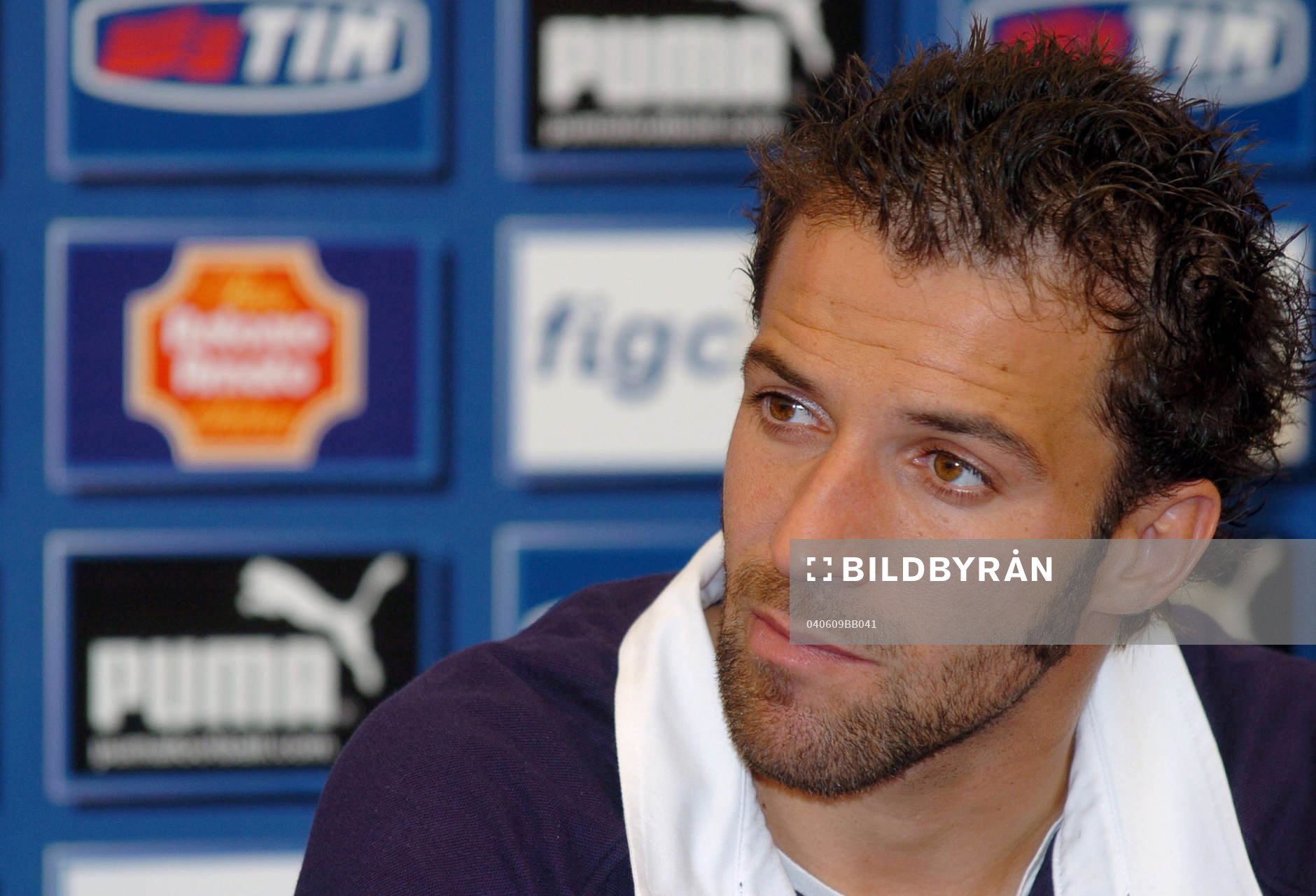 Alessandro Del Piero, Italien. Presskonferens