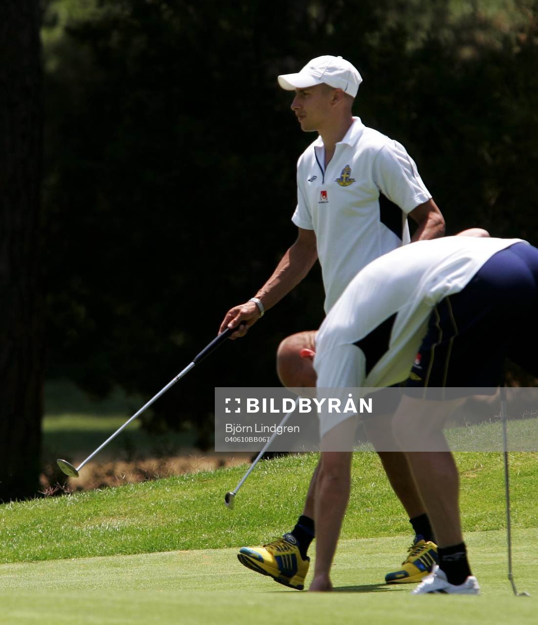Henrik Larsson och Magnus Hedman  (Golf)