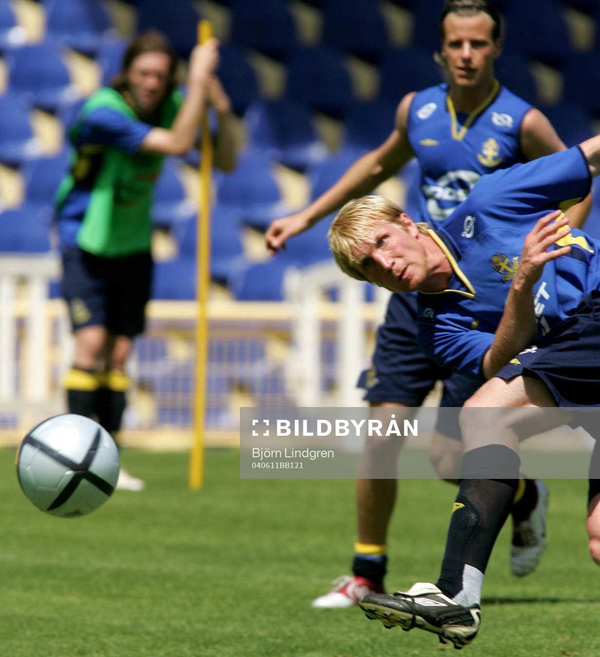 Fotboll, EM, träning Sverige, Petter Hansson