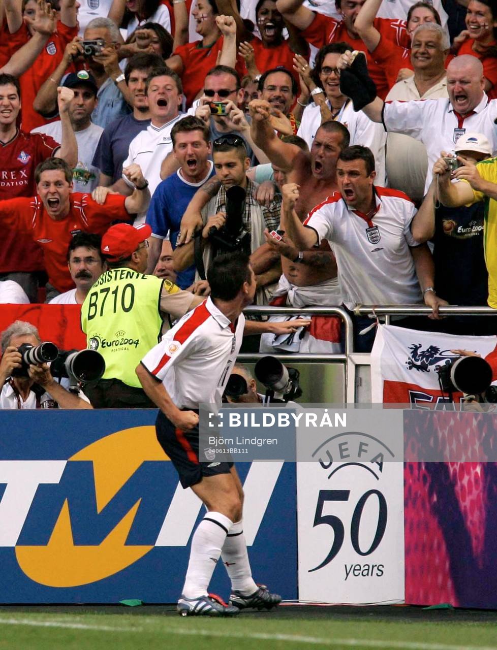 Frank Lampard, England jublar (Jubel)