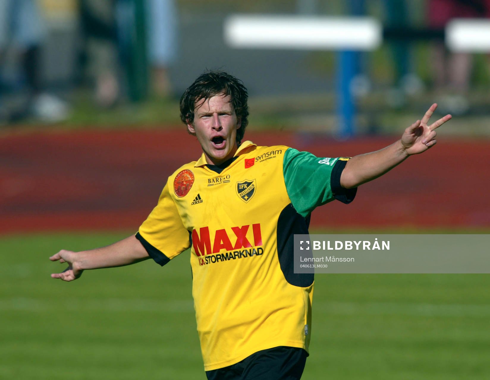 David Hansson, Hässleholm kom hem från USA, hoppade in -