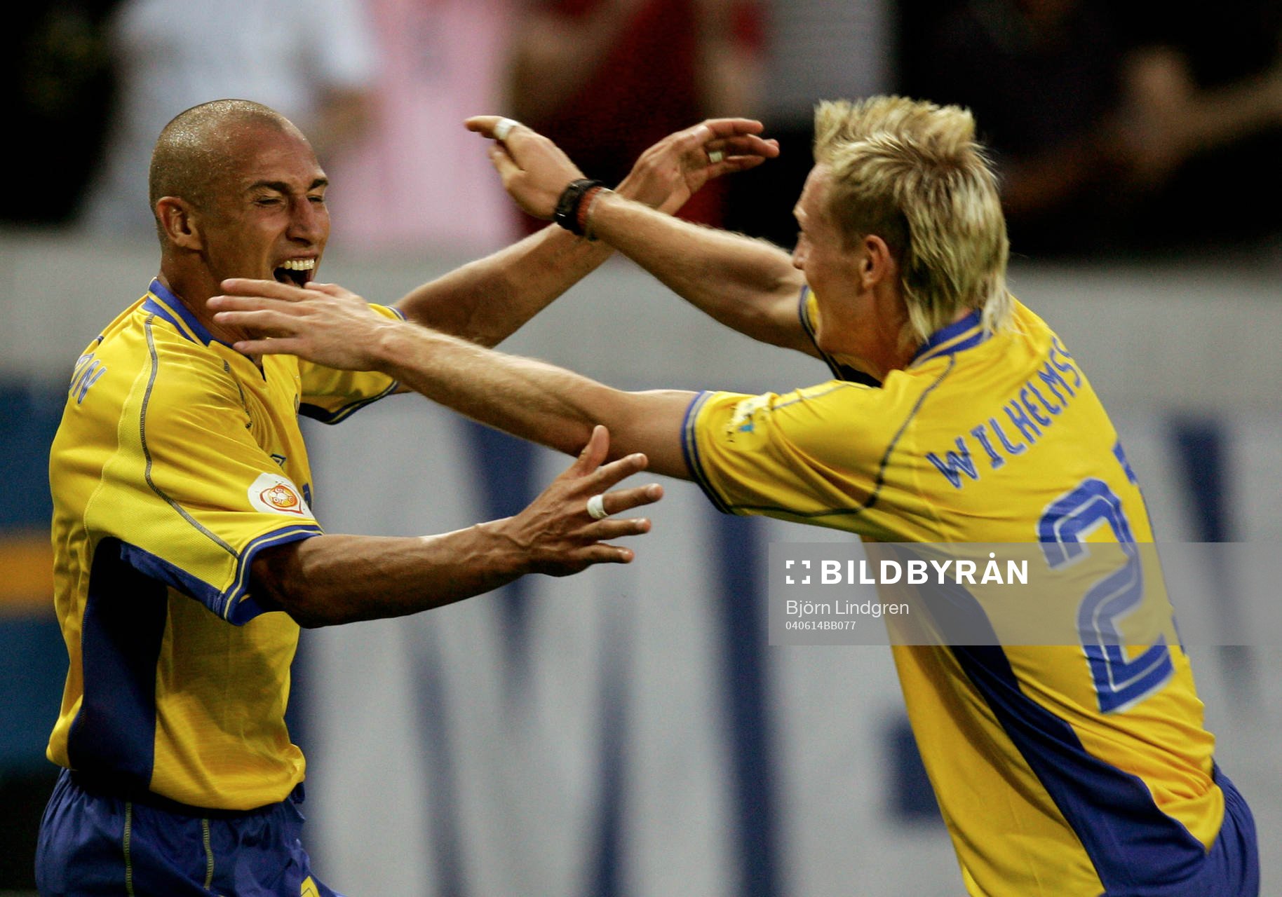 Henrik Larsson, Sverige, jubel