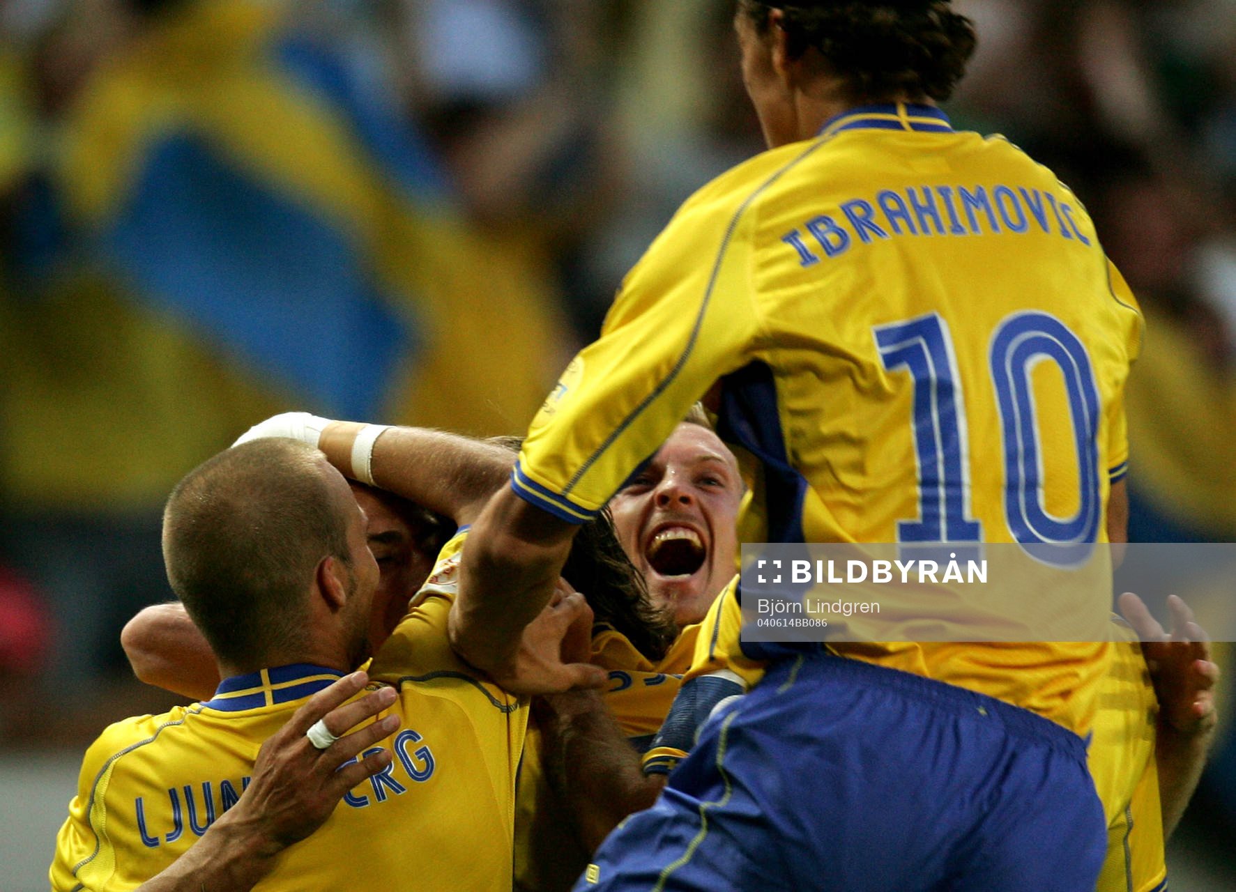 Svenskt jubel med Fredrik Ljungberg, Henrik Larsson,