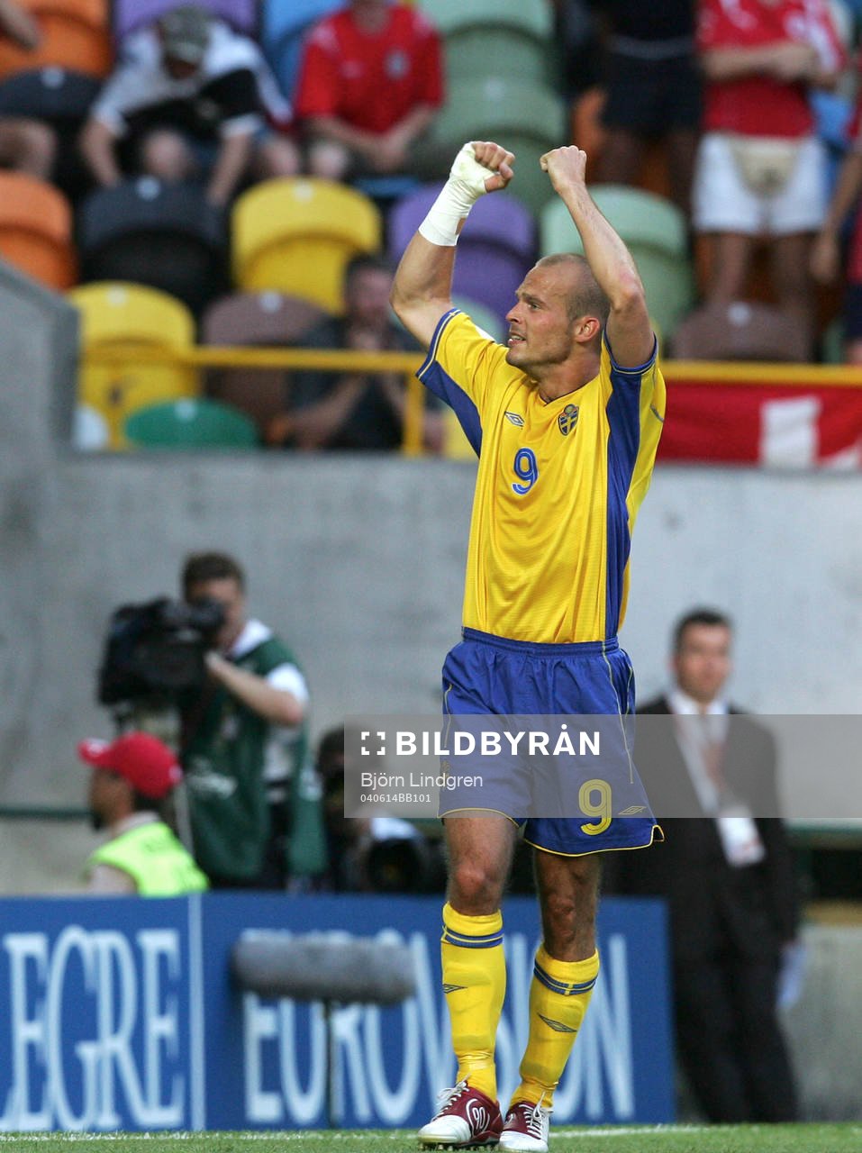 Fredrik Ljungberg, Sverige, jubel