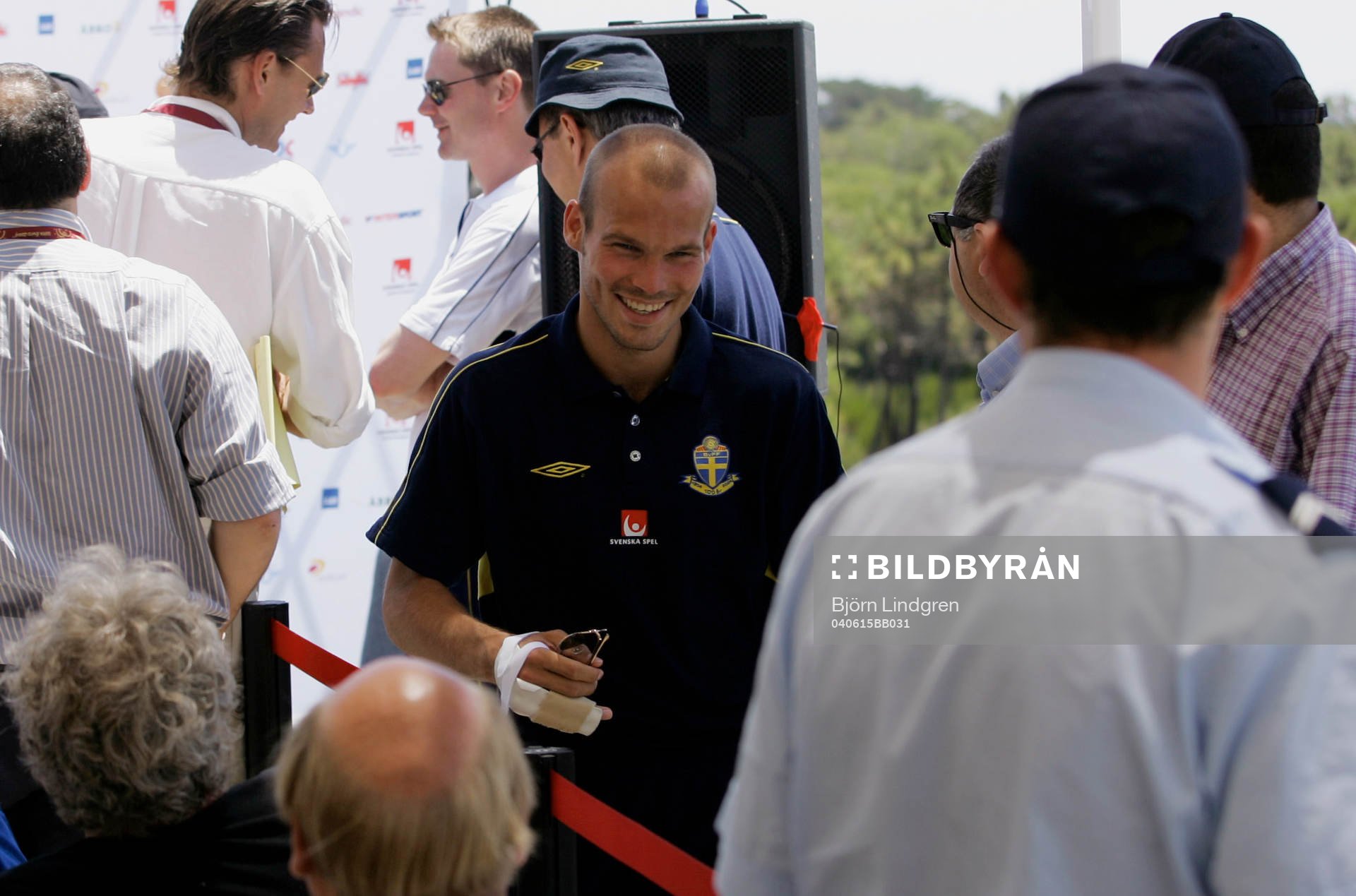 Fotboll, EM, Presskonferens, Sverige, Fredrik Ljungberg