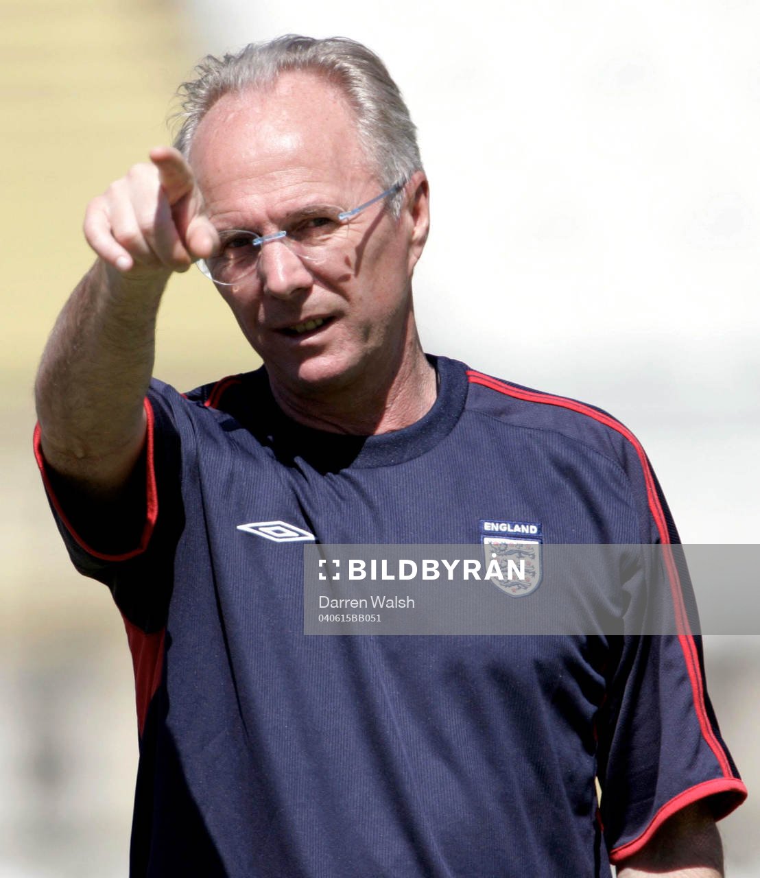  Sven Göran (Sven-Göran, Svennis) Eriksson, förbundskapten,  England