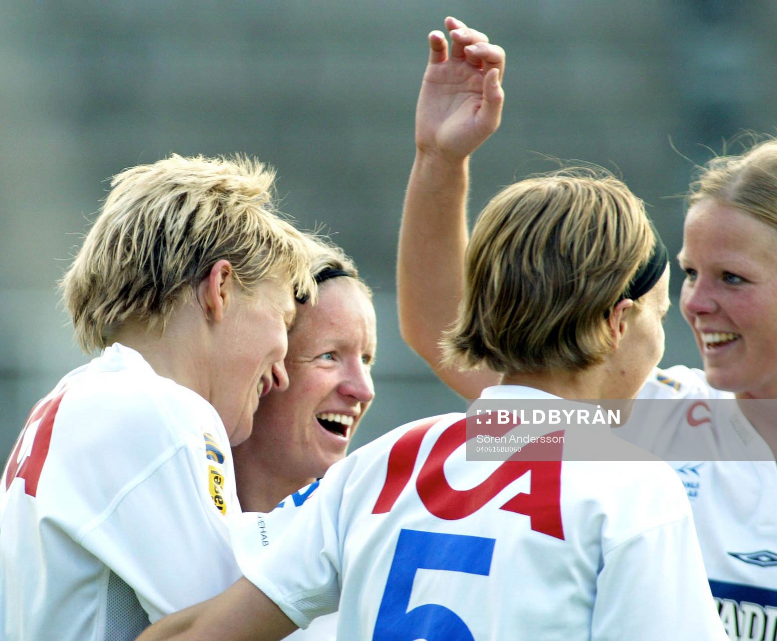 Kristin Bengtsson och Victoria Svensson, Djurgården, jubel