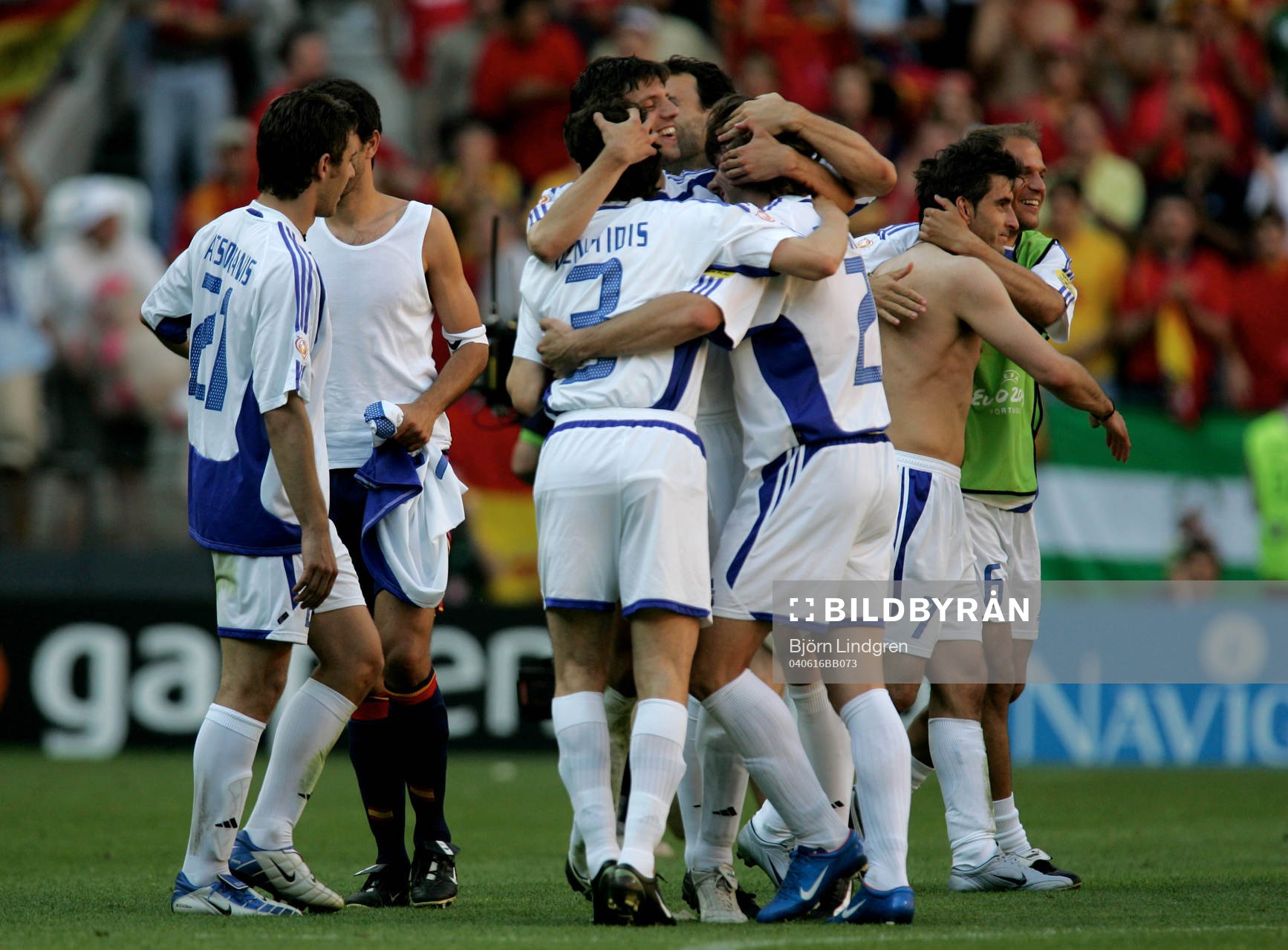 Grekisk lycka på planen