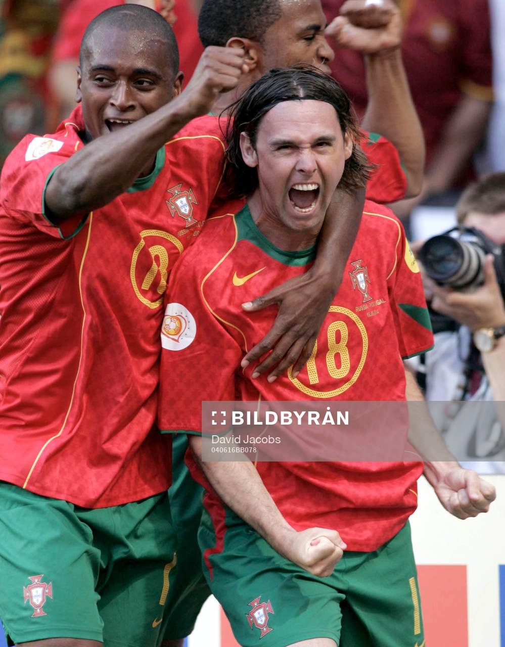 Fotboll, EM, Ryssland - Portugal