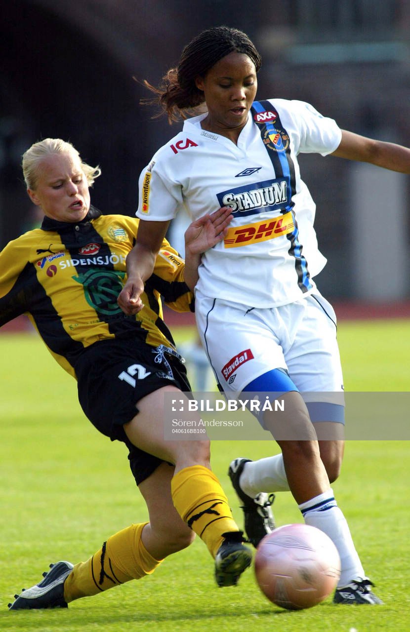 Venus James, Djurgården och Helena Hasselberg, Hammarby