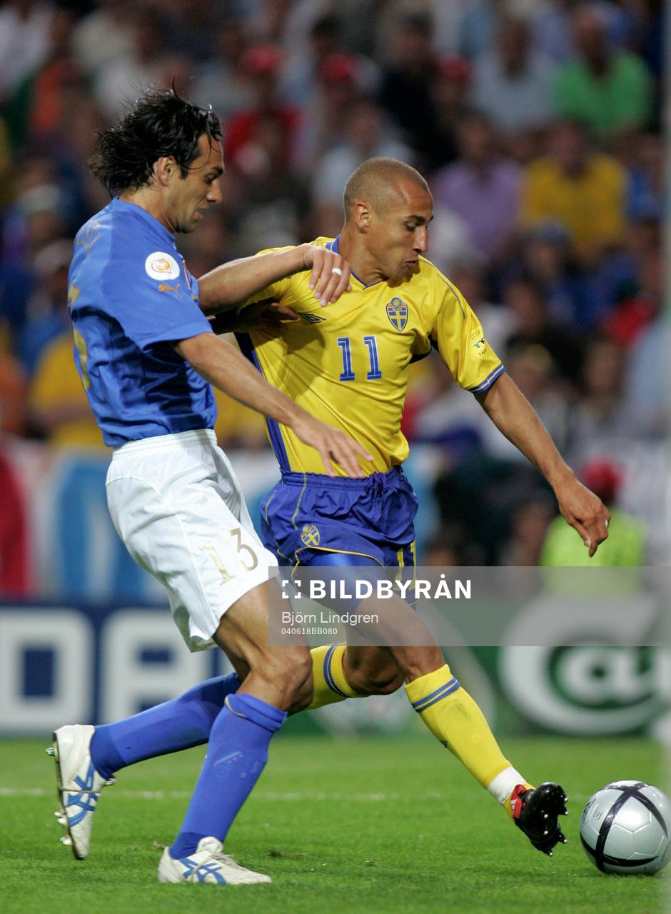 Alessandro Nesta, Italien och Henrik Larsson, Sverige