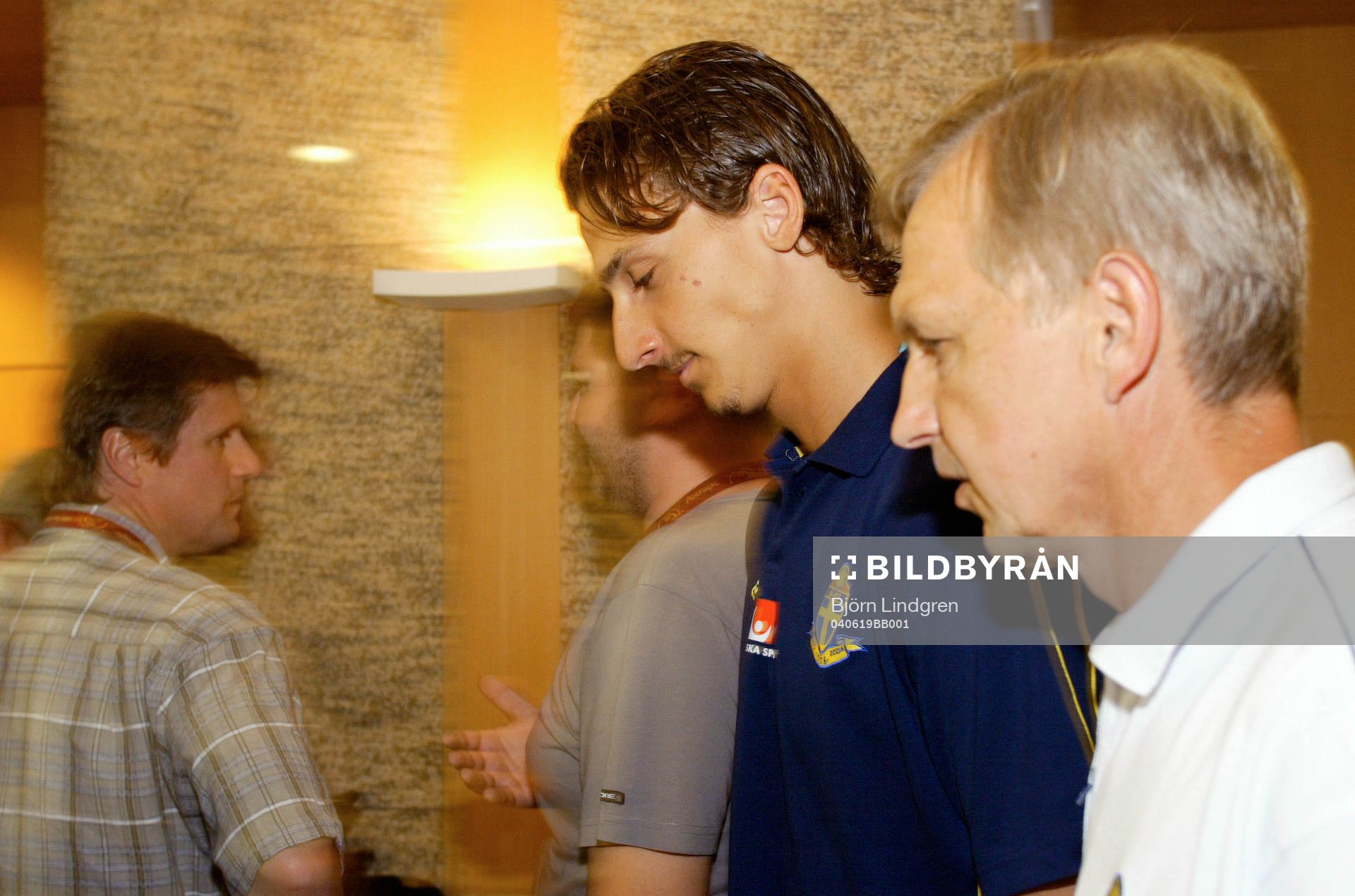 Fotboll, EM, Presskonferens Sverige, Zlatan Ibrahimovic