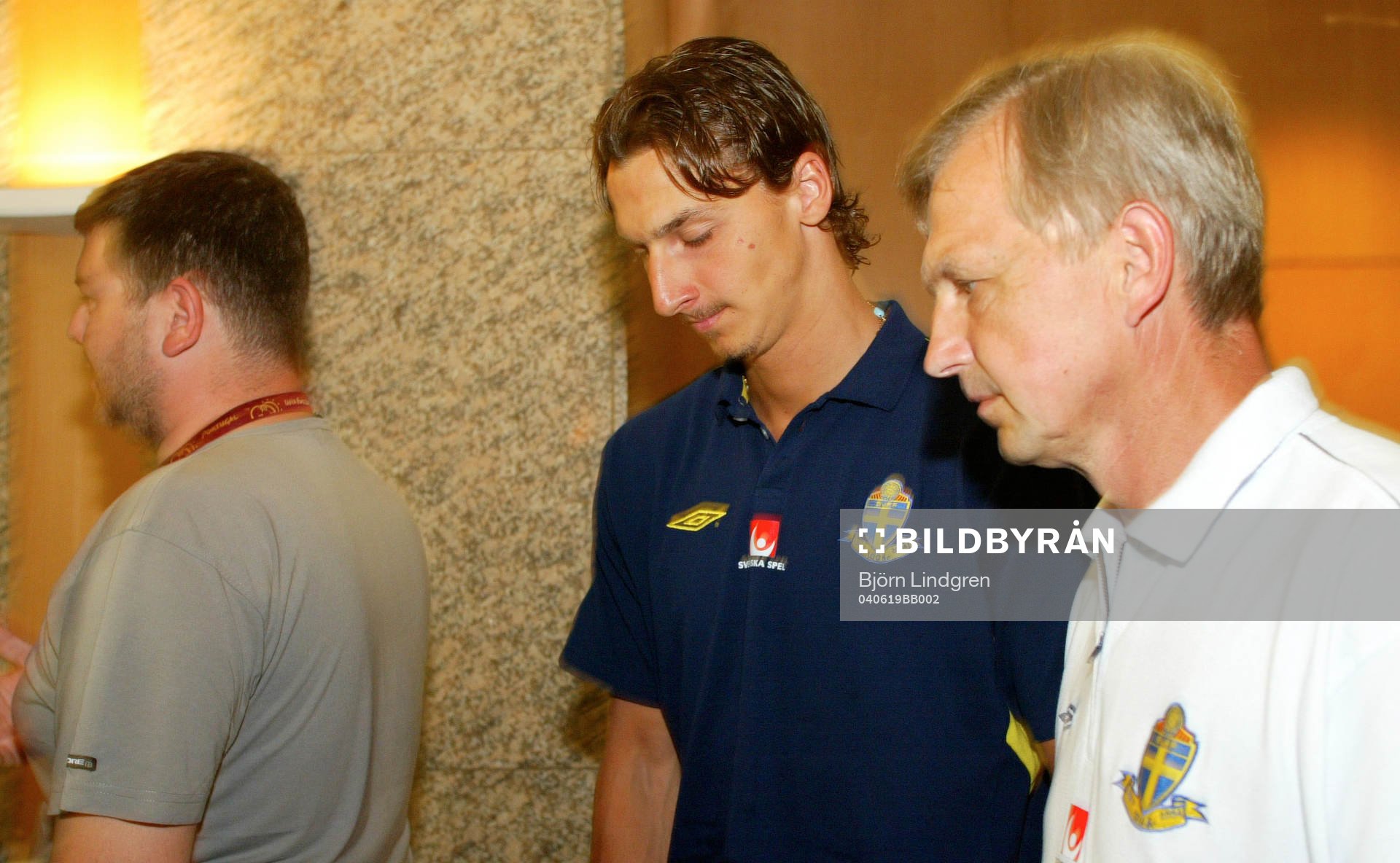 Fotboll, EM, Presskonferens Sverige, Zlatan Ibrahimovic