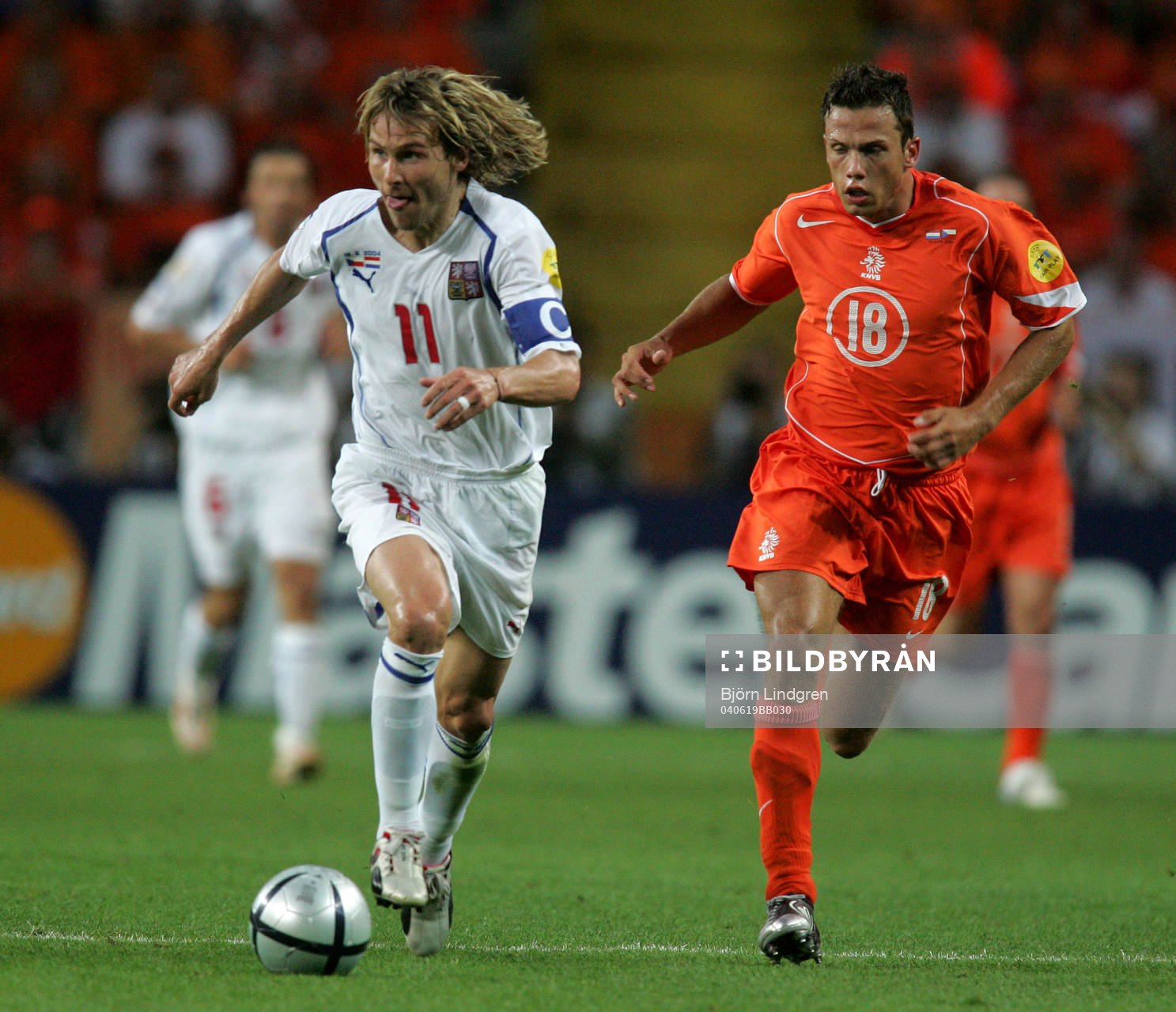 Pavel Nedved, Tjeckien och Johnny Heitinga, Holland