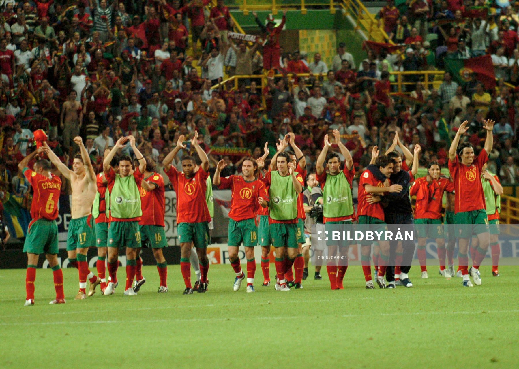 Fotboll, EM, Portugal, jubel