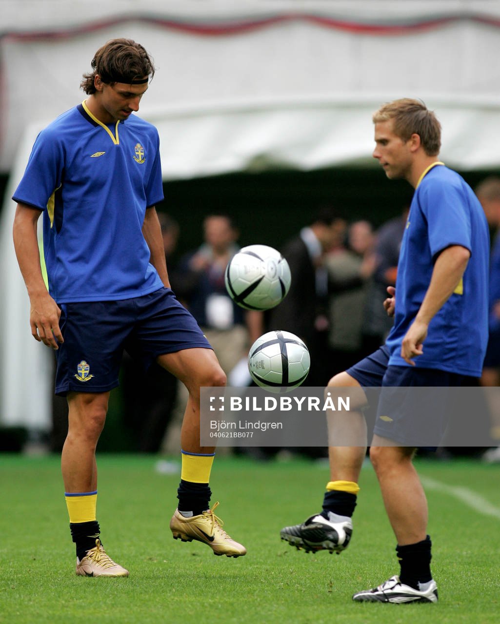 Zlatan Ibrahimovic och Anders Svensson