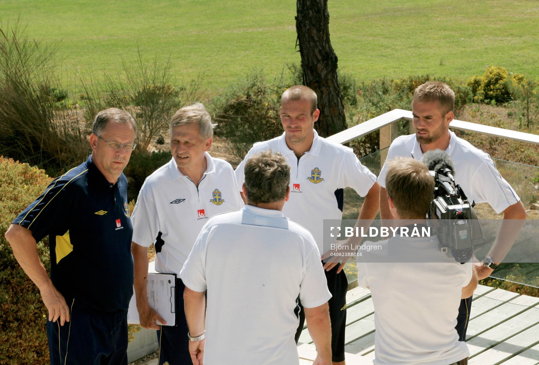 Lars Lagerbäck, Lars Richt, Fredrik Ljungberg och Olof