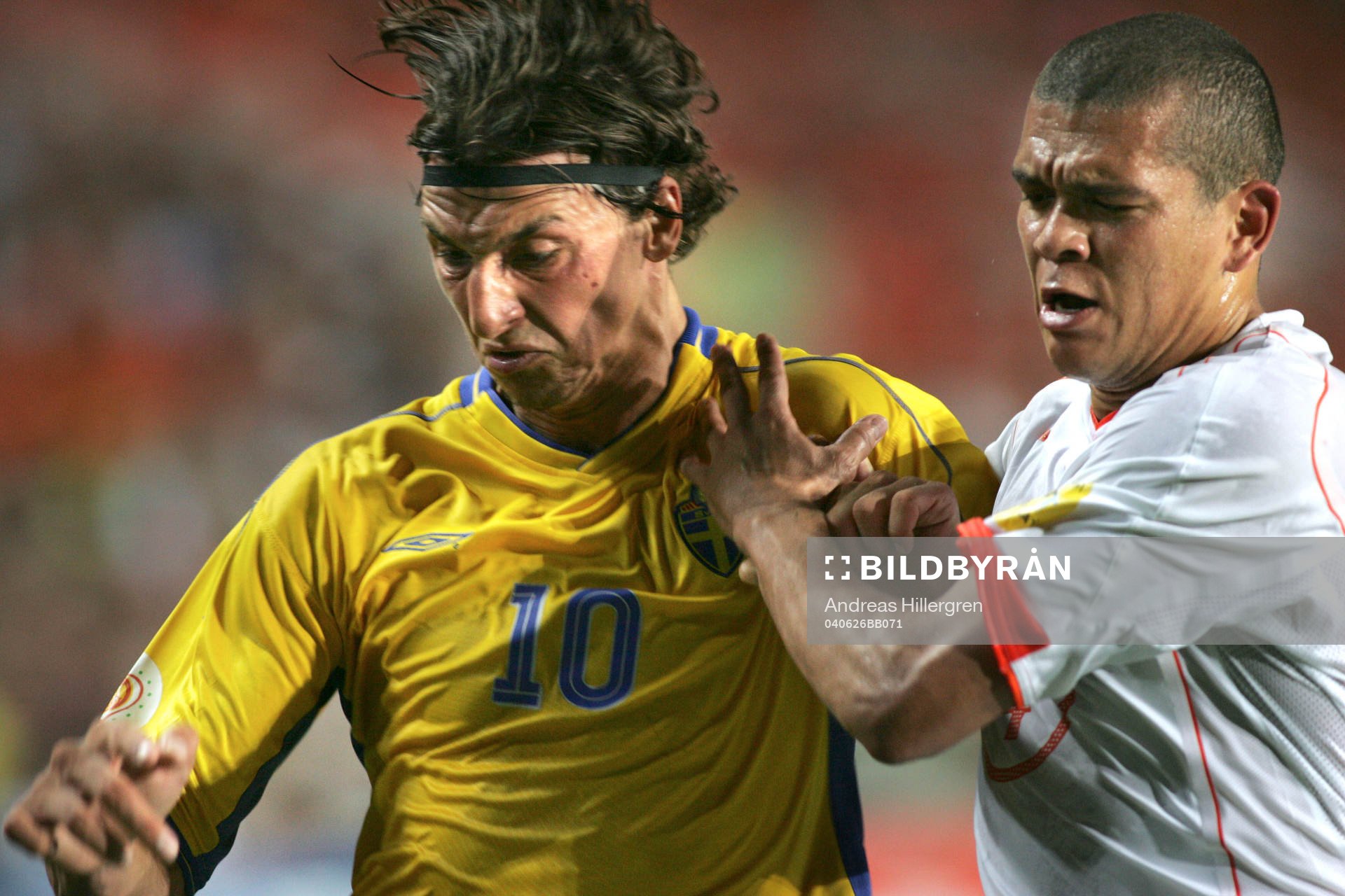 Zlatan Ibrahimovic och Wilfred Bouma