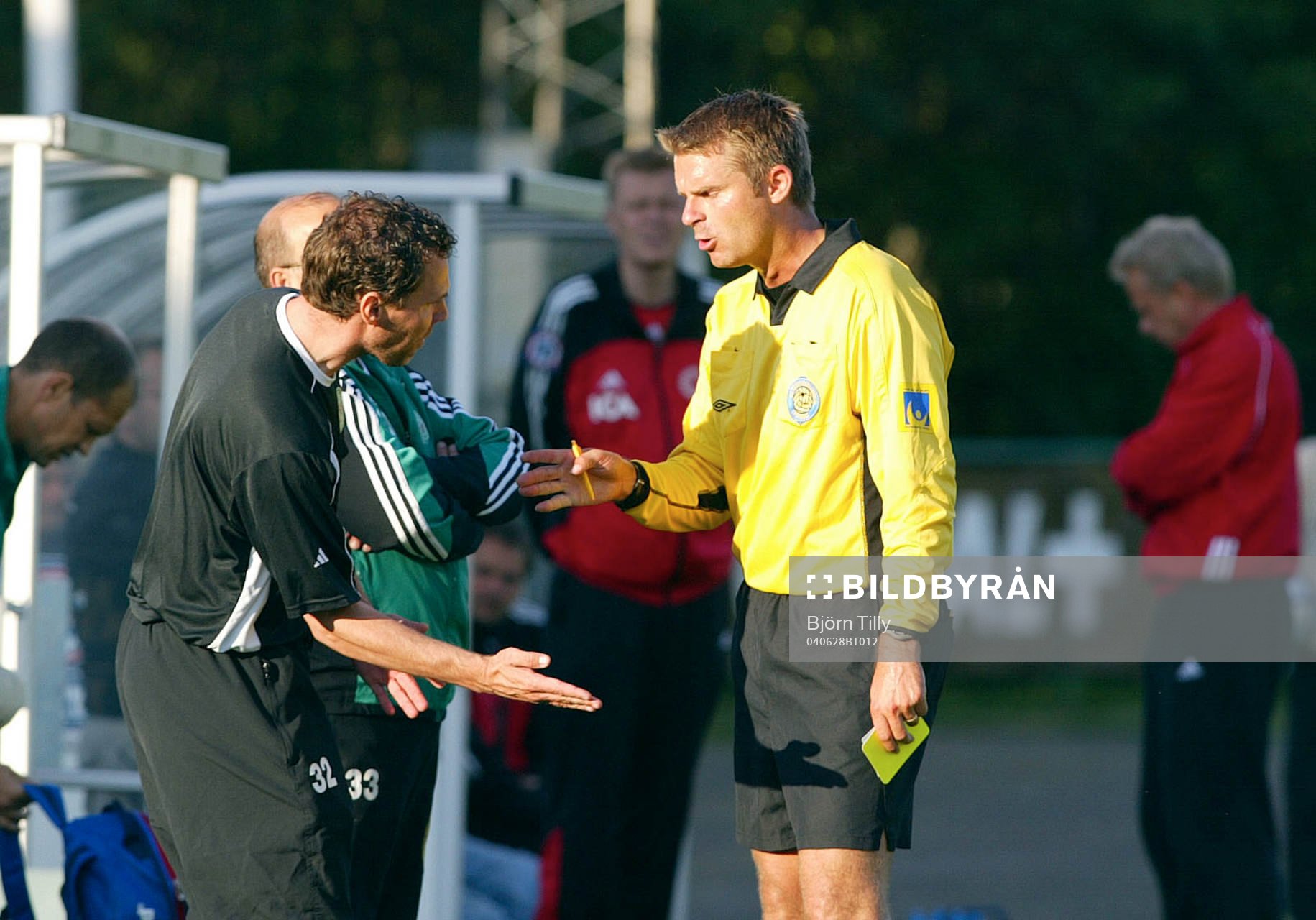 Hans Eskilsson, tränare, Enköping och Michael Lerjéus,