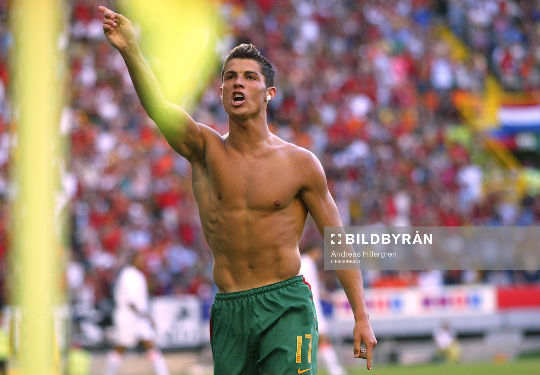 1-0 av Cristiano Ronaldo, jubel