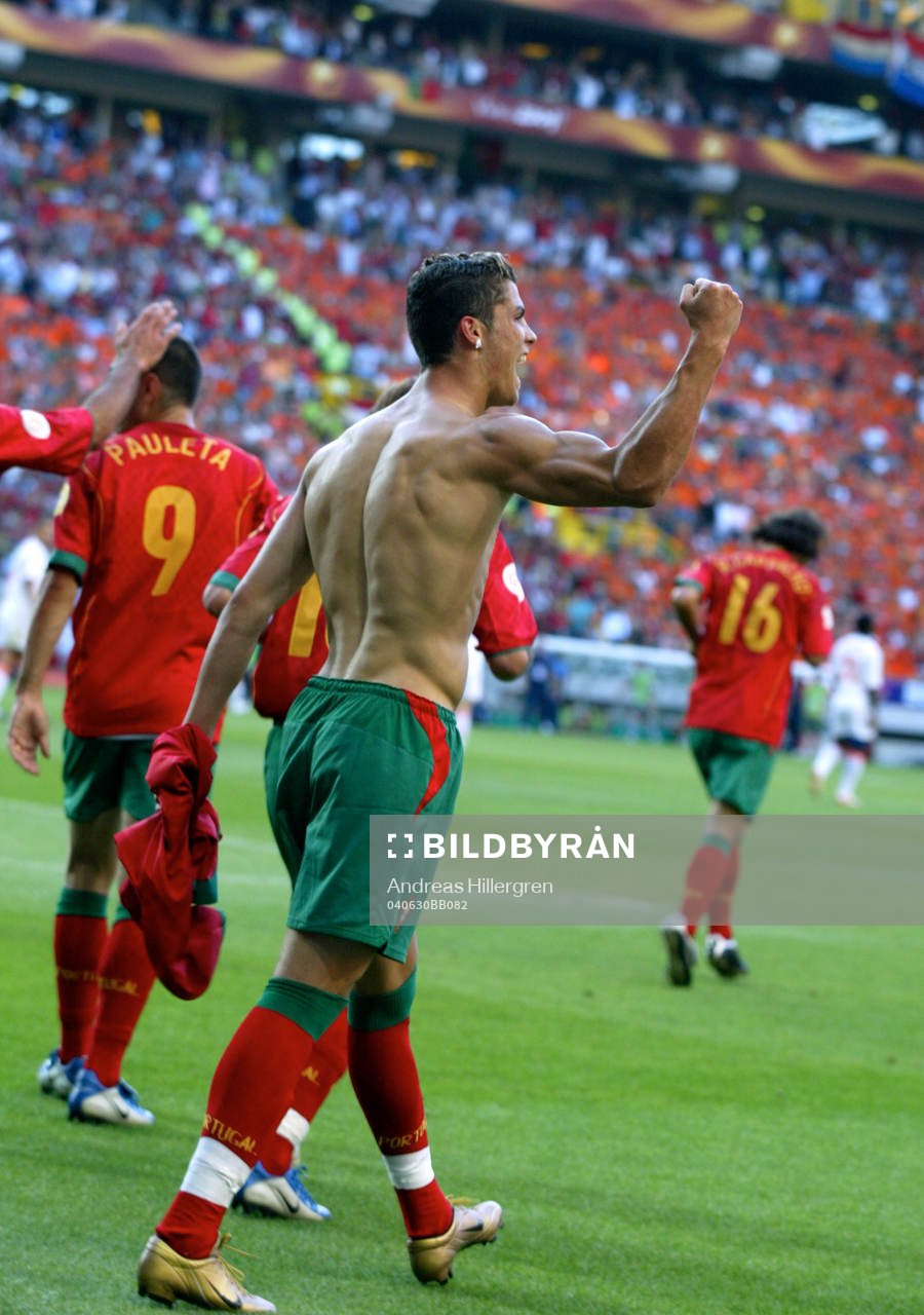  Cristiano Ronaldo, 1-0, jubel.