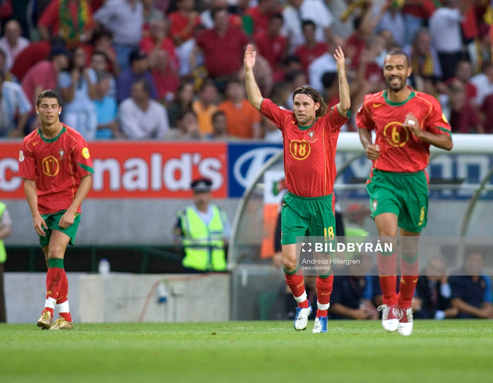 Fotboll, Em, Portugal - Holland, Semifinal, 2-1, Portugall
