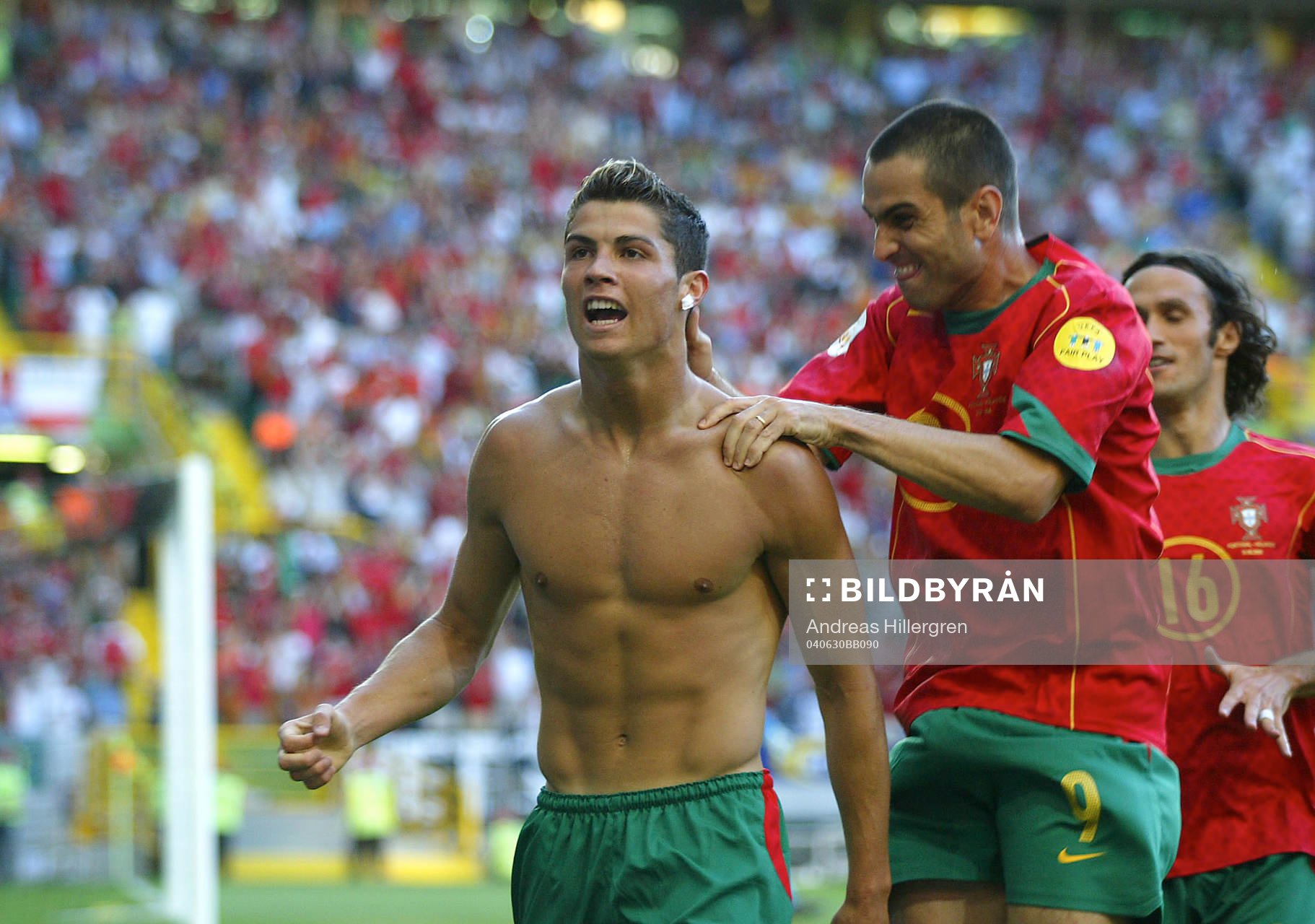 Fotboll, Em, Portugal - Holland, Semifinal, 2-1, Portugal