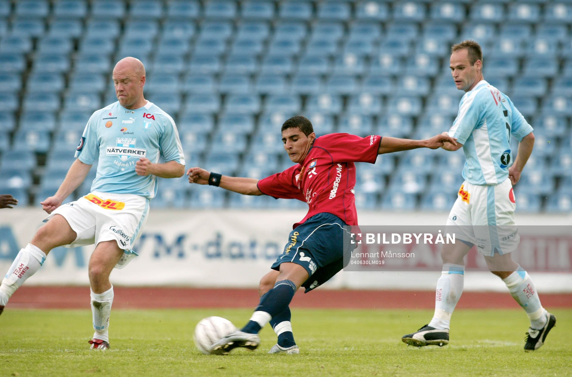 Ailton Almeida, Örgryte och Olof Persson, Thomas Olsson,