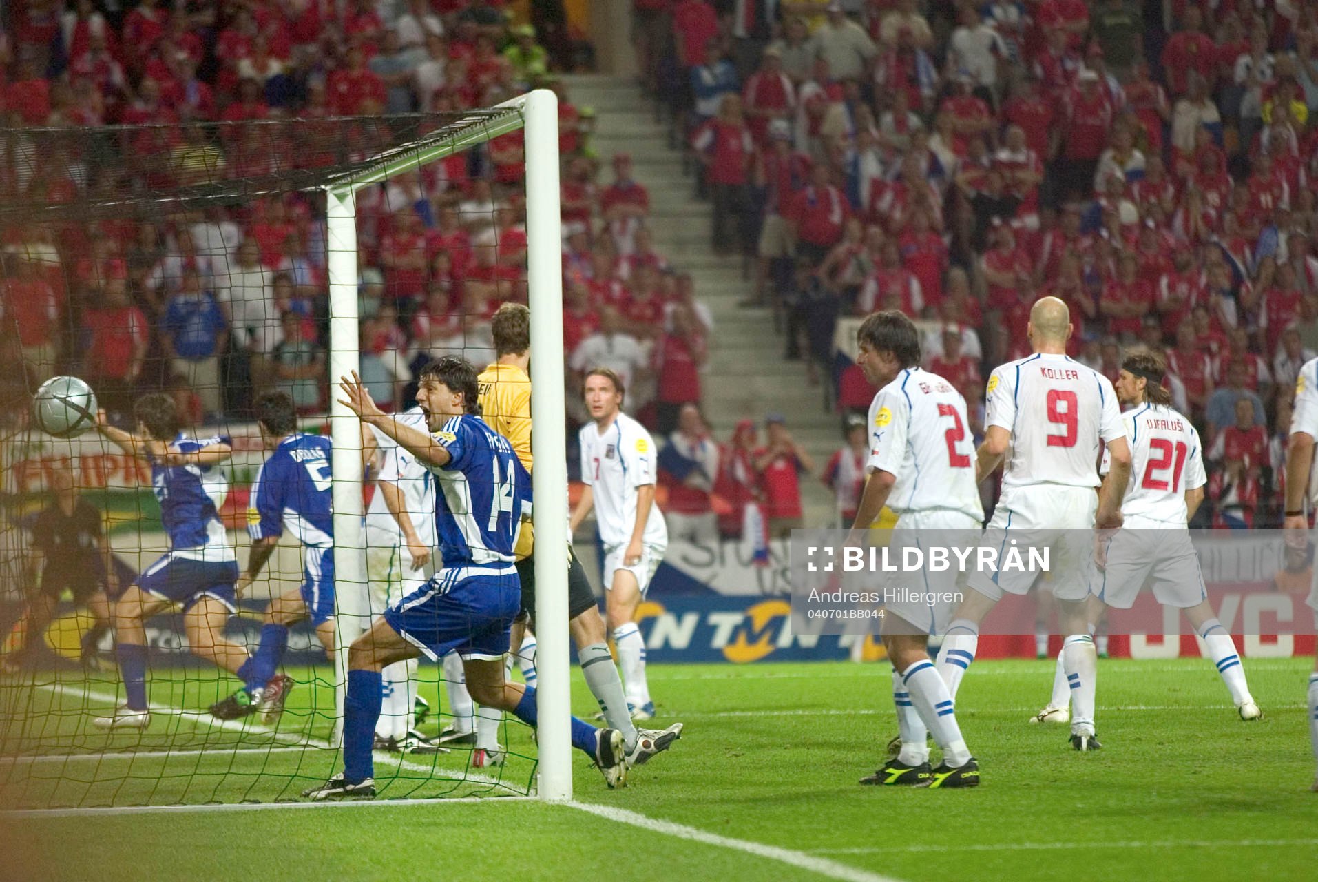 Segermålet som tar Grekland vidare till final. Mål, jubel