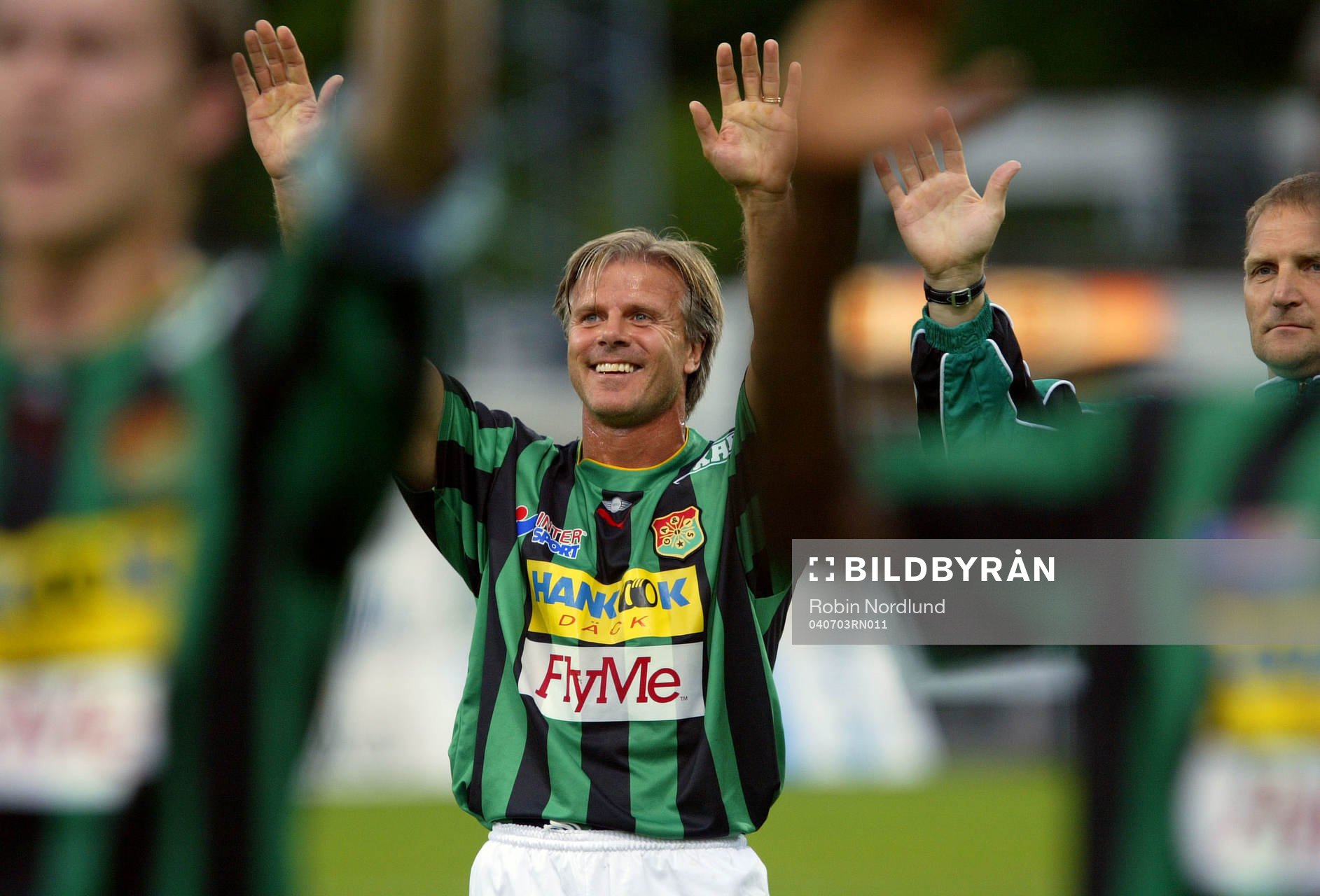 Tränare Roland Nilsson, GAIS gjorde ännu ett inhopp mot