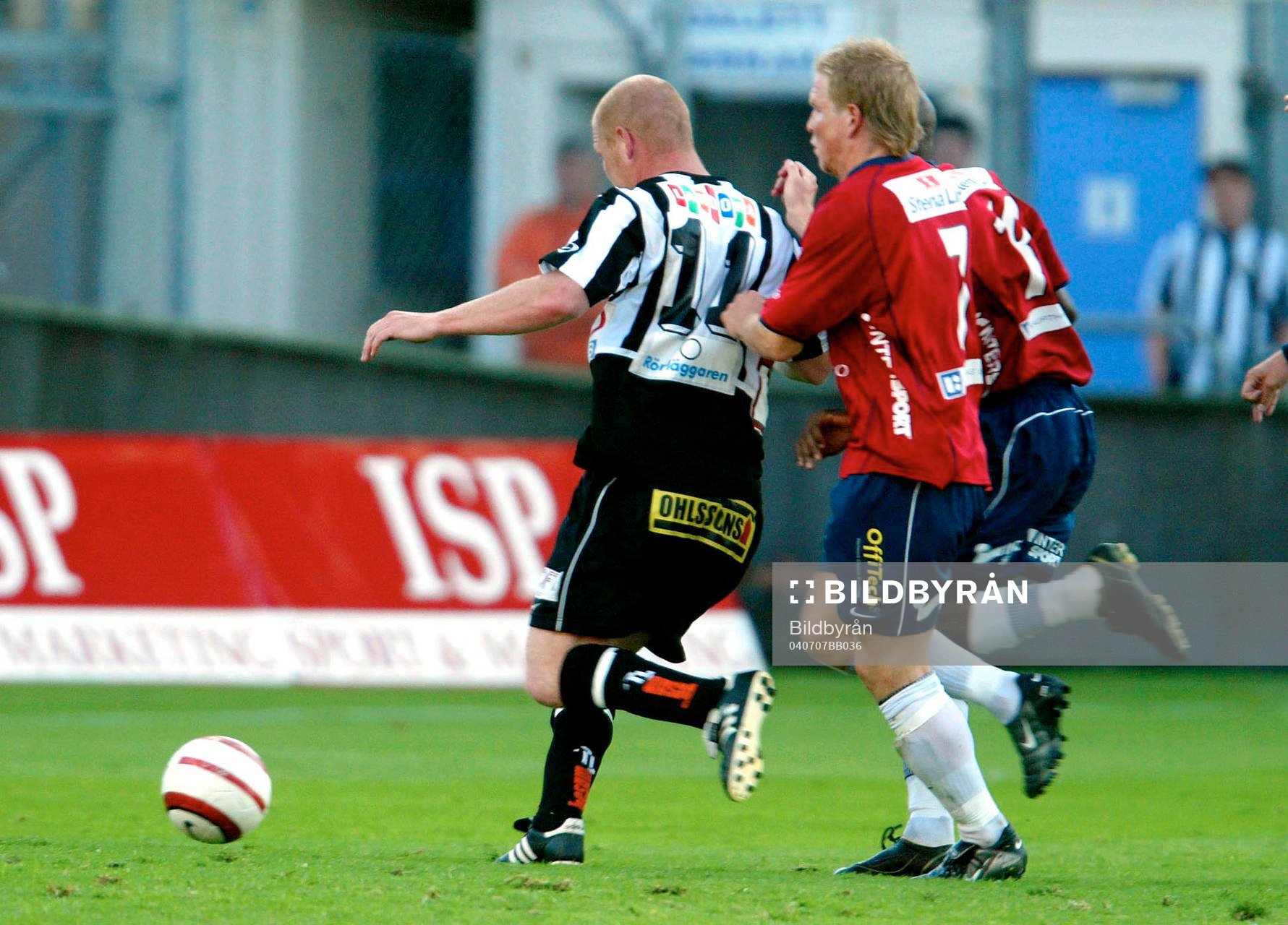 ÖIS - Landskrona 1-1 Jörgen Pettersson fälls och straff