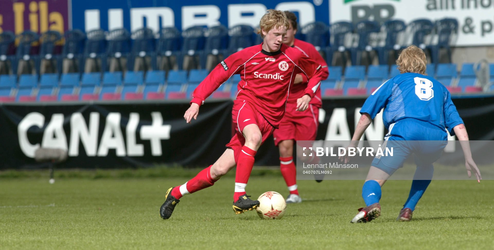 Fotboll, canal+ cup, final, Småland - Uppland