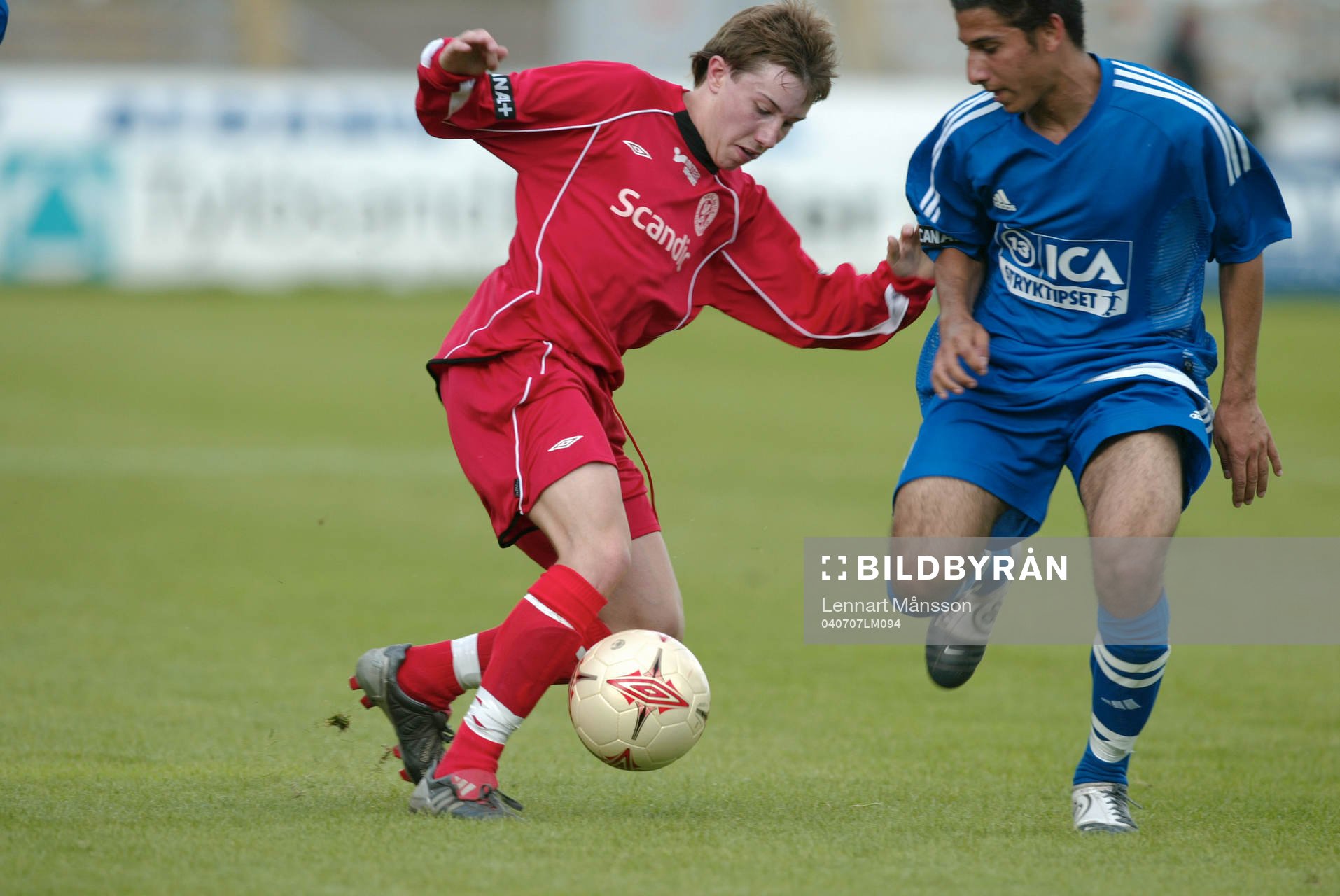 Fotboll, canal+ cup, final, Småland - Uppland