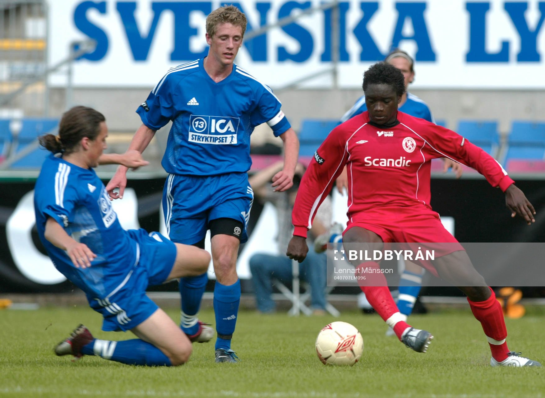 Fotboll, canal+ cup, final, Småland - Uppland