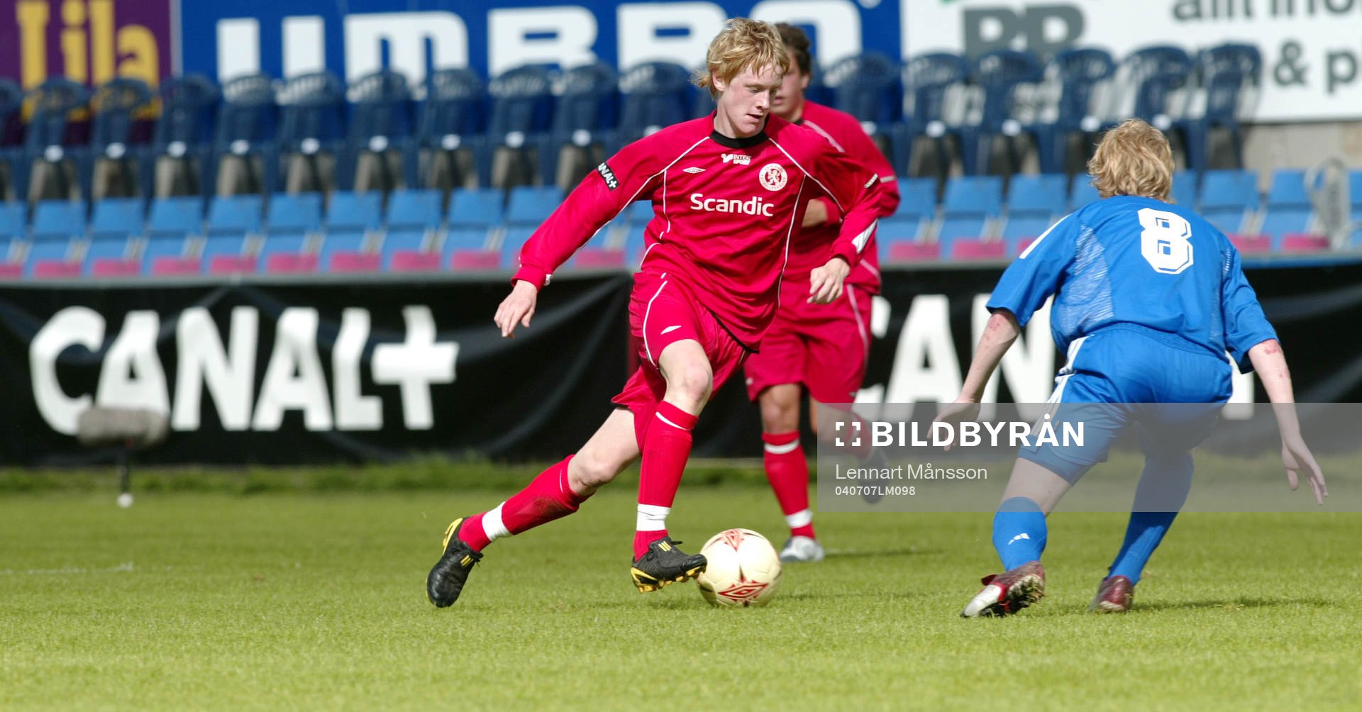 Fotboll, canal+ cup, final, Småland - Uppland