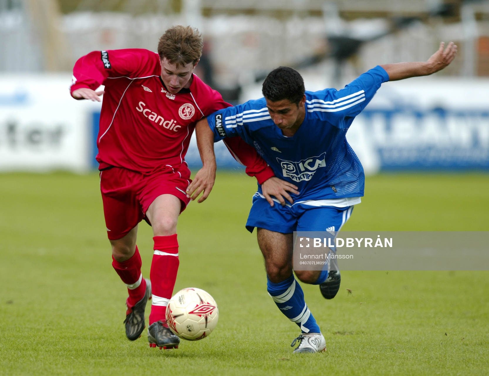 Fotboll, canal+ cup, final, Småland - Uppland