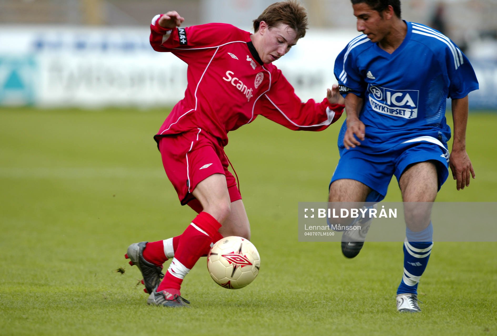 Fotboll, canal+ cup, final, Småland - Uppland