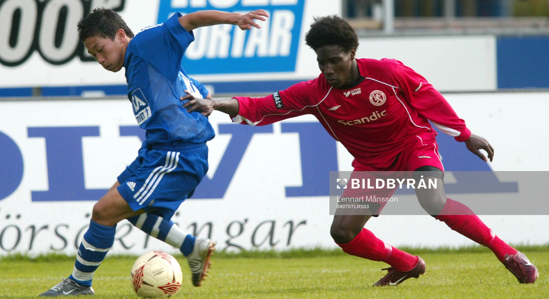 Fotboll, canal+ cup, final, Småland - Uppland